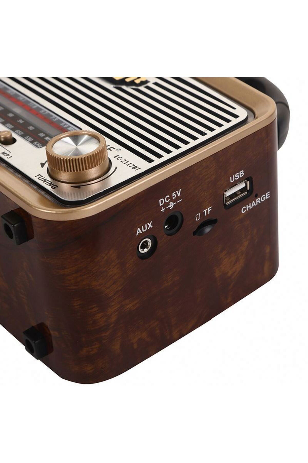 301 Nostaljik Radyo Bluetooth Hoparlör – Retro Tasarım – USB/TF/FM Destekli
