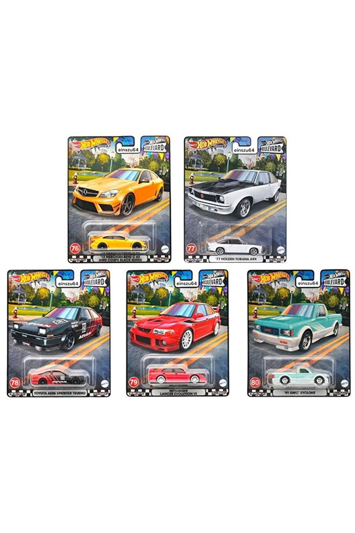 HOT WHEELS Premium Boulevard Series GJT68 76-80 - Fiyatı, Yorumları