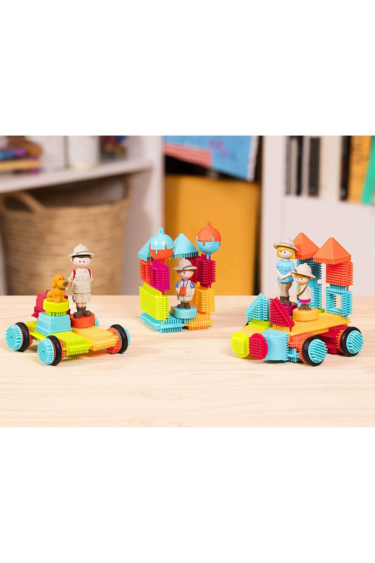 مجموعه اسباببازی ساختنی سافاری ۸۵ تکه، مناسب کودکان ۲ سال به بالا
