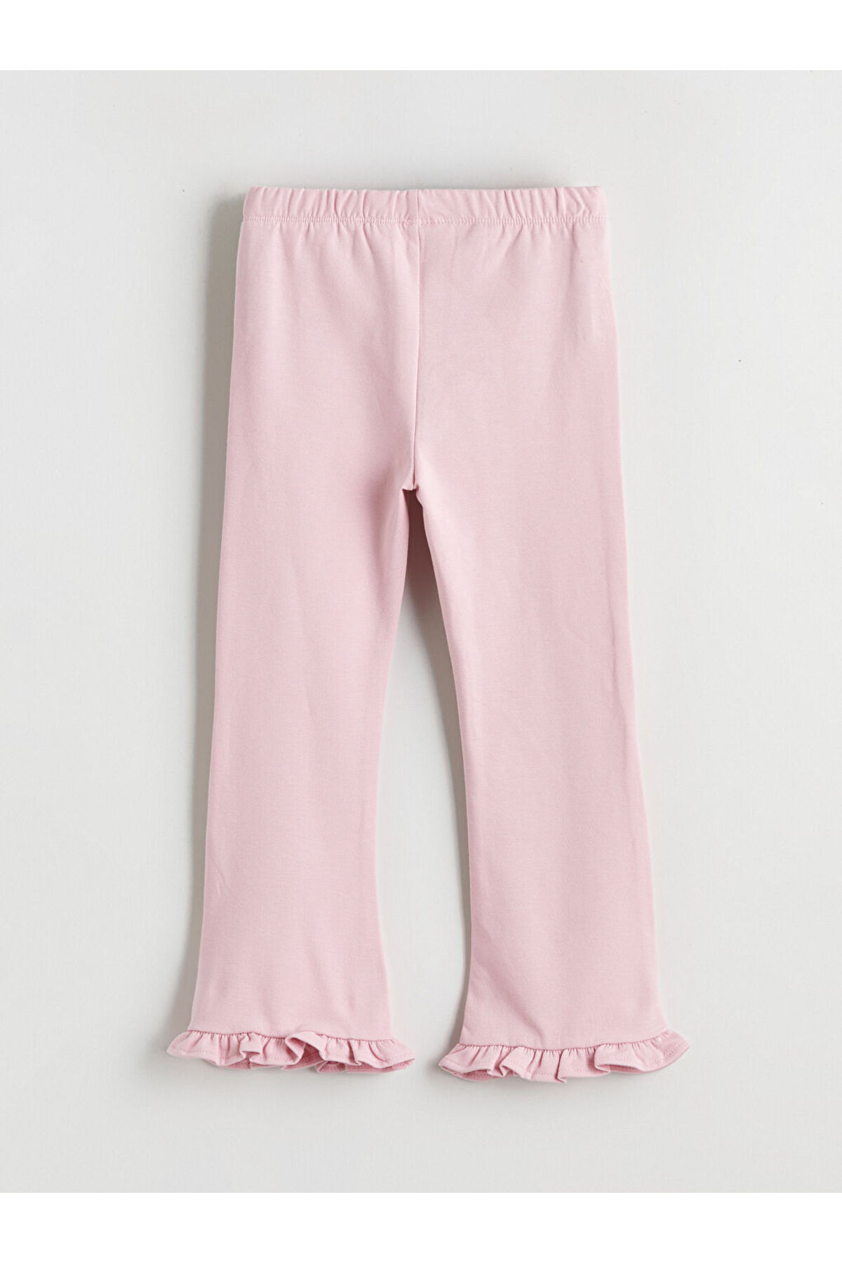 LC Waikiki Beli Lastikli İspanyol Paça Kız Çocuk Tayt 2'li fotoğrafı 6 (önizleme)