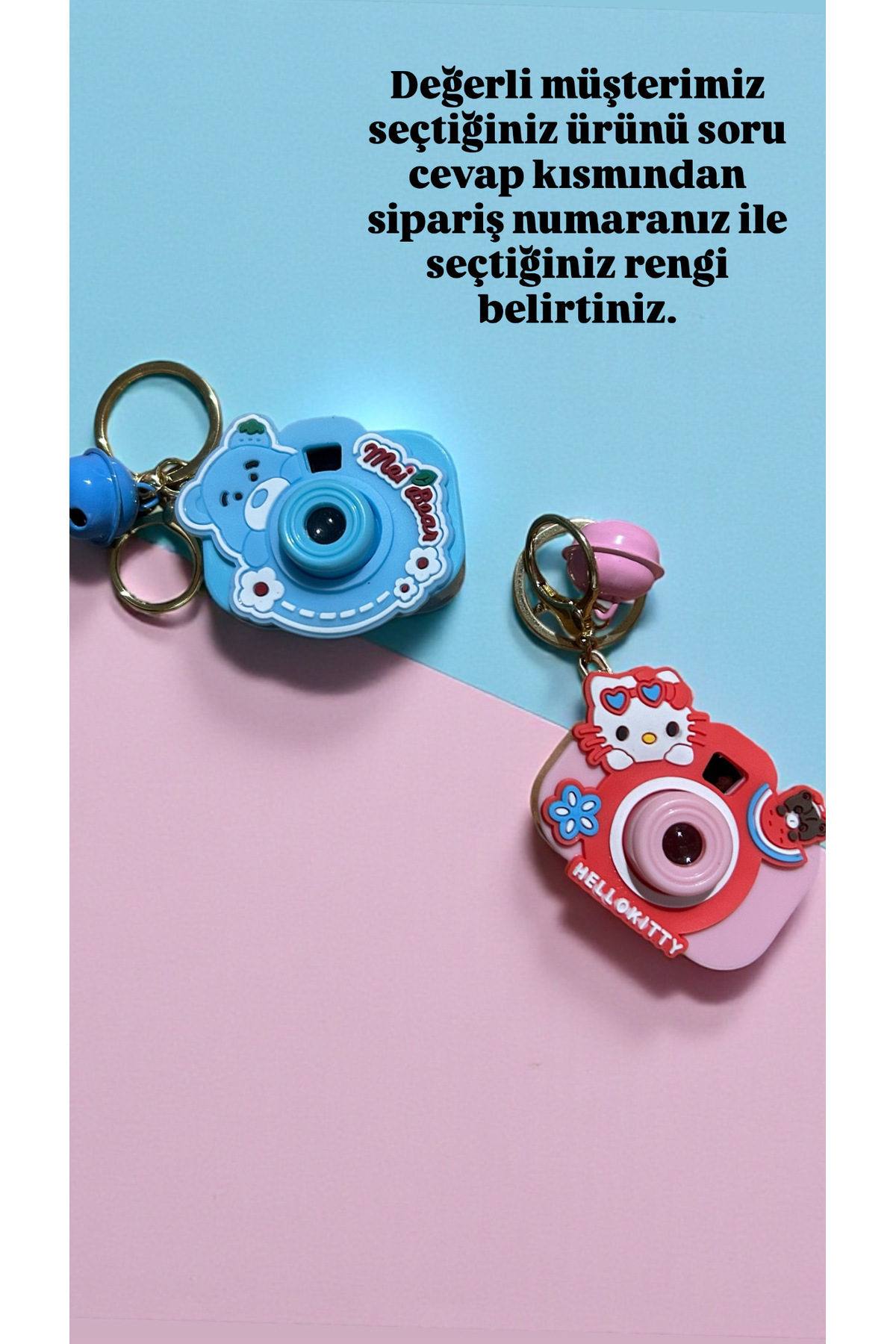 GÜÇLÜ Sevimli Kamera Anahtarlık fotoğrafı 2 (önizleme)