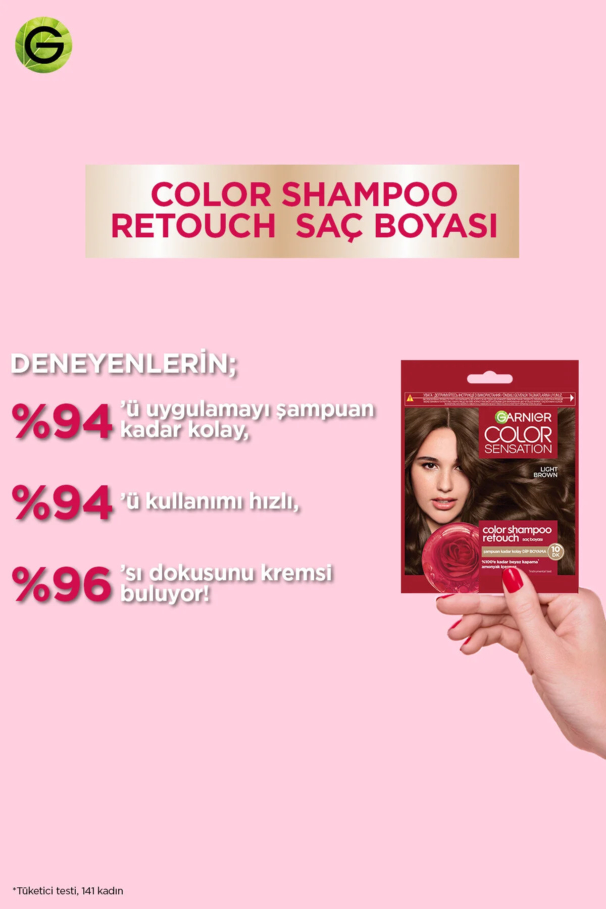 شامپو COLOR SENSATION HAIR DYE 2.0 Soft Black — مشکی NGO03464 — تصویر 4 از 6