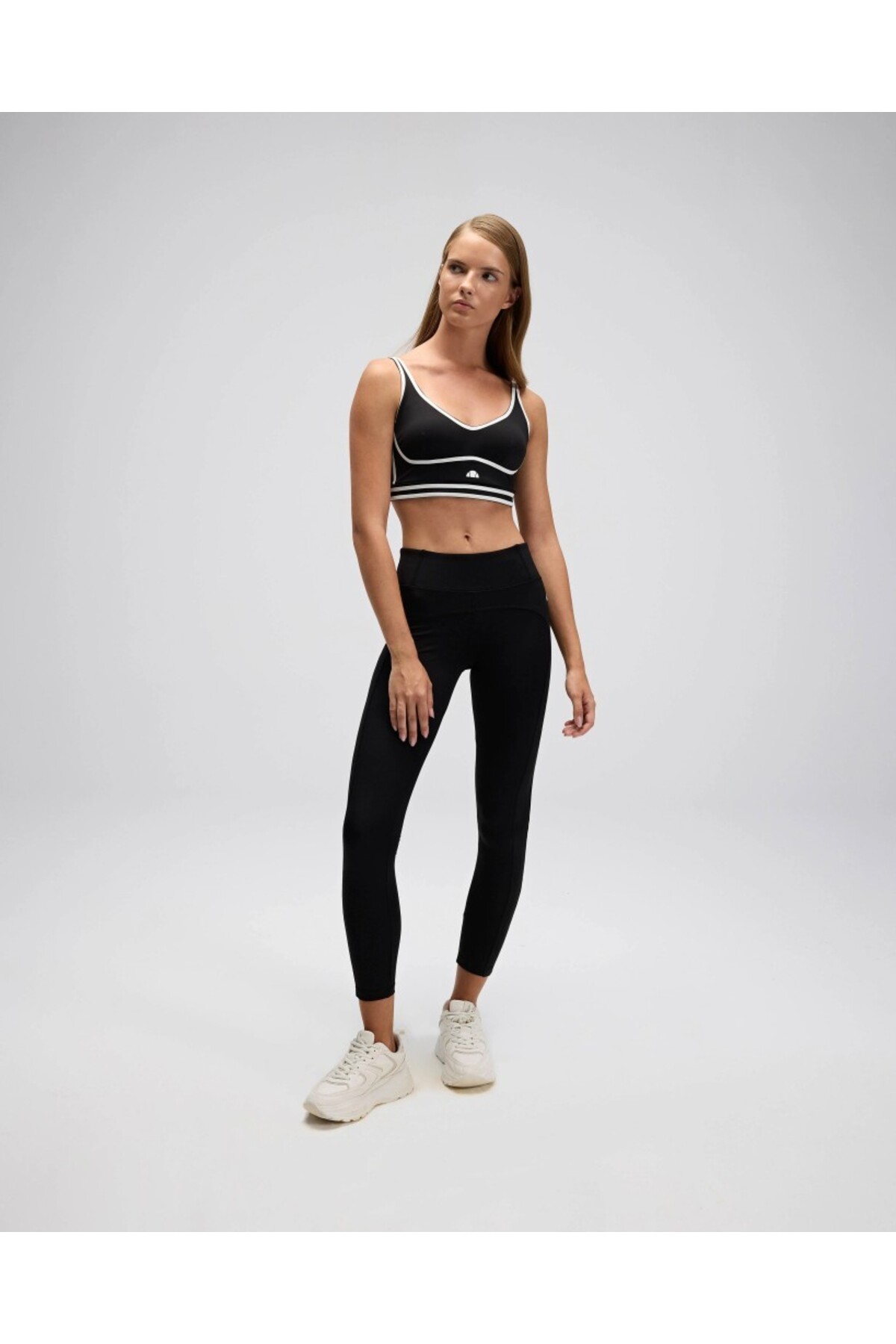 Ellesse  EF518-1-BK Kadın Siyah Spor Tayt - Görsel 2