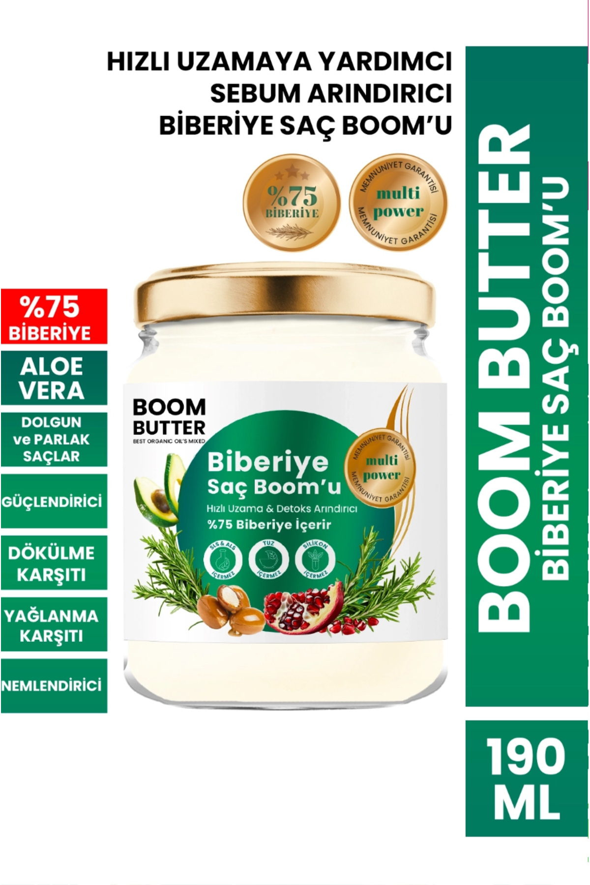 PROCSIN Hızlı Uzama ve Detoks Arındırıcı %75 Biberiye Saç Bakım Kremi 190 Ml — 8687995687770
