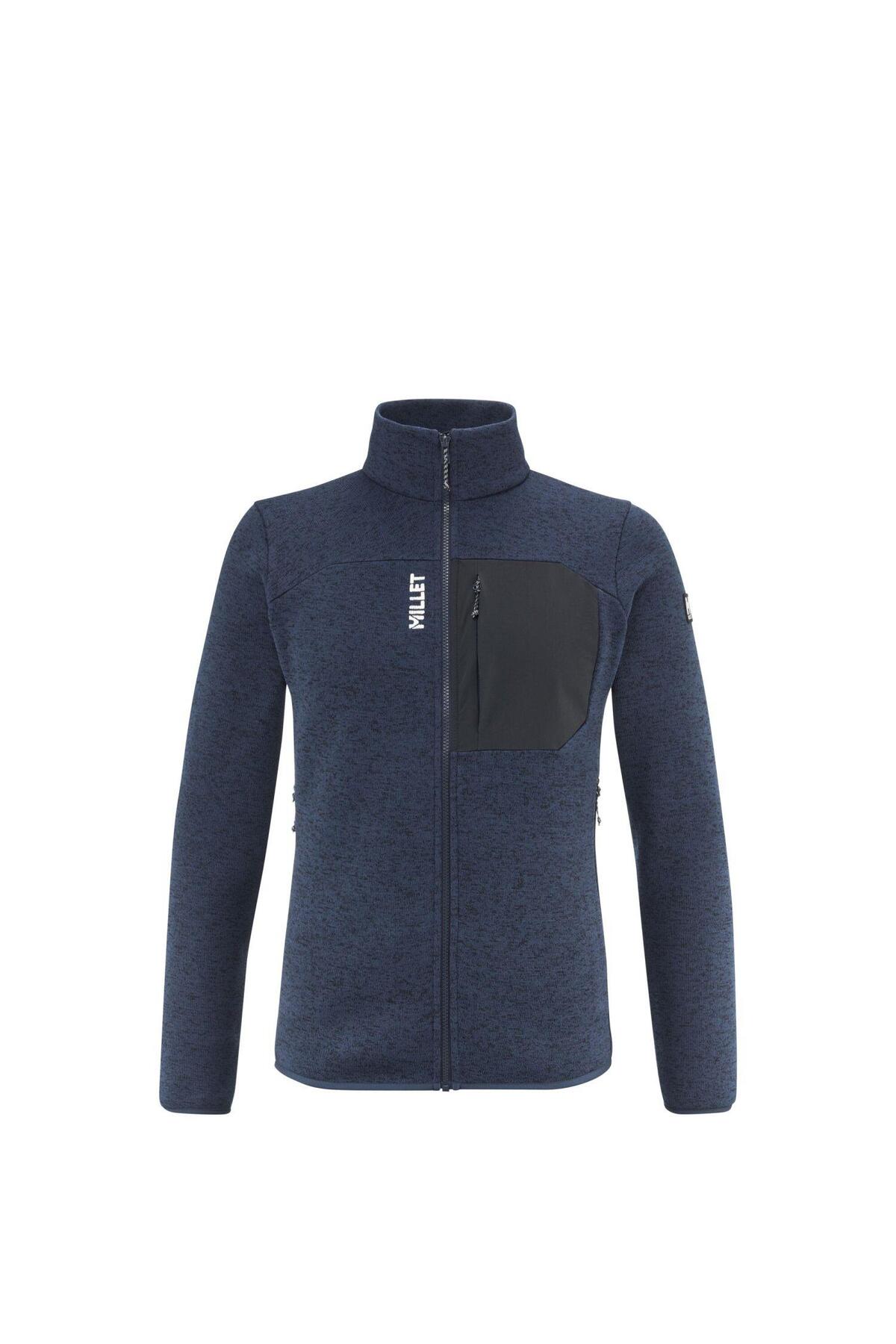 CHAM KNI JKT Erkek Polar Ceket Tam Fermuar MIV10618 N7317 Safir-XL — رنگارنگ MIV10618 N73177317XL