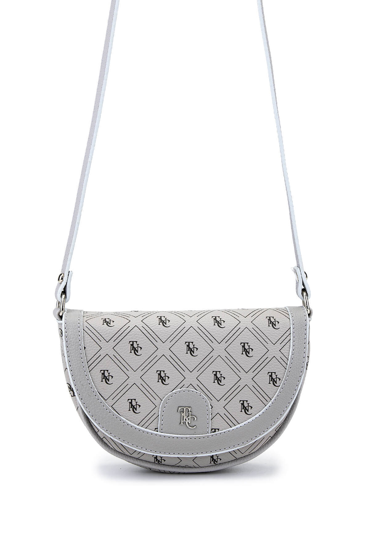 کیف زنانه چرم مصنوعی خاکستری Tamer Tanca