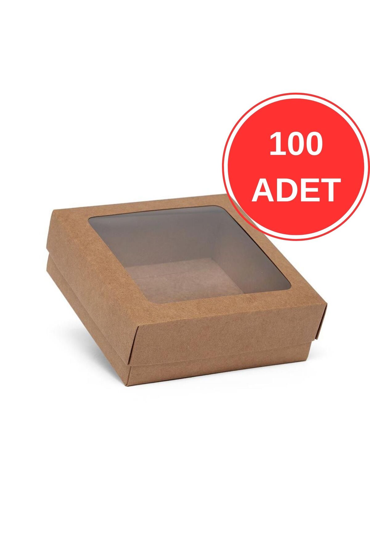 15x15x6 Kraft Acetate Box- Gift Box -E-commerce Shipping Box-100 Pieces
