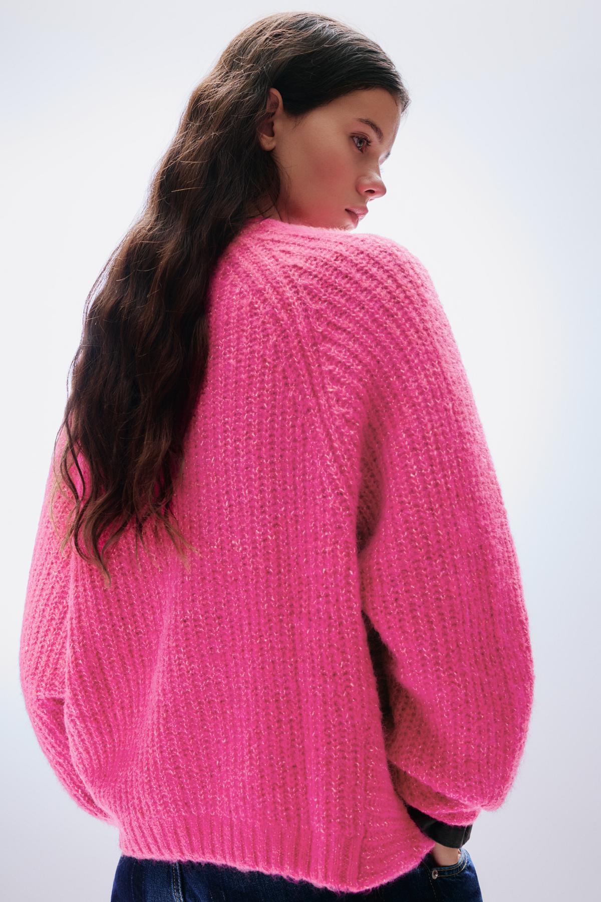 Pull & Bear  Fitilli örgü kazak - Görsel 2