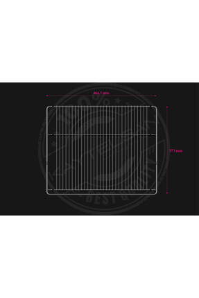 ZENSAN Ankastre Fırın Izgara Teli 46.5 cm x 37.5 cm x 2.0 cm