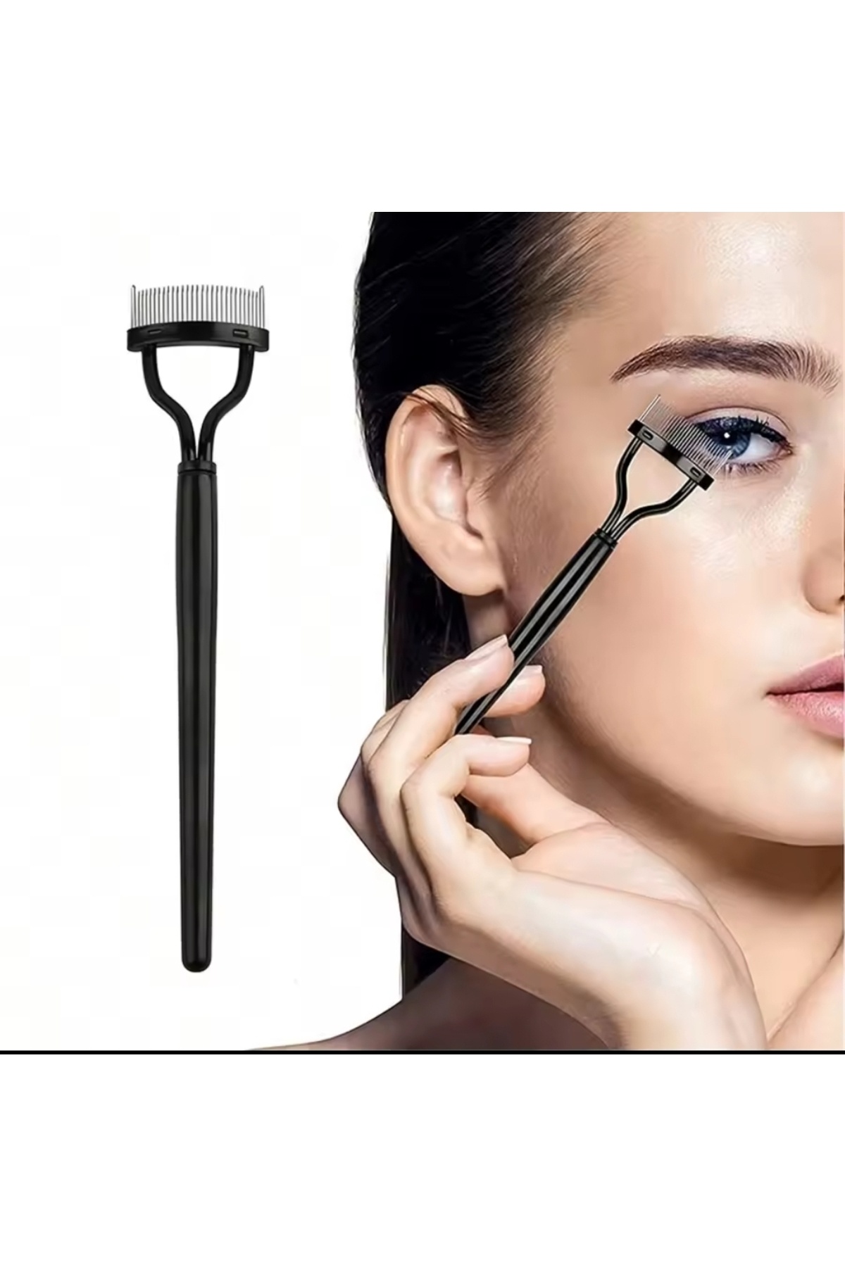 MutluBiDünya 1 Adet Kirpik Ayırma Kirpik Kıvırma Tarağı