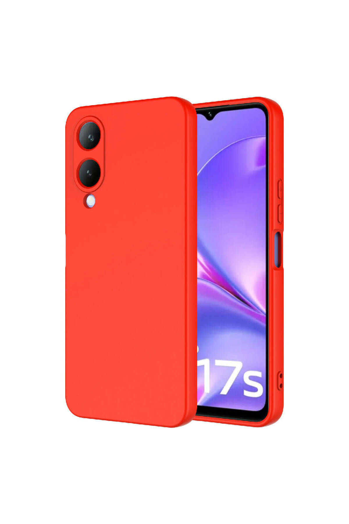 Vivo Y17S Uyumlu JoieCreatif Mara Lansman Kılıf-Kırmızı