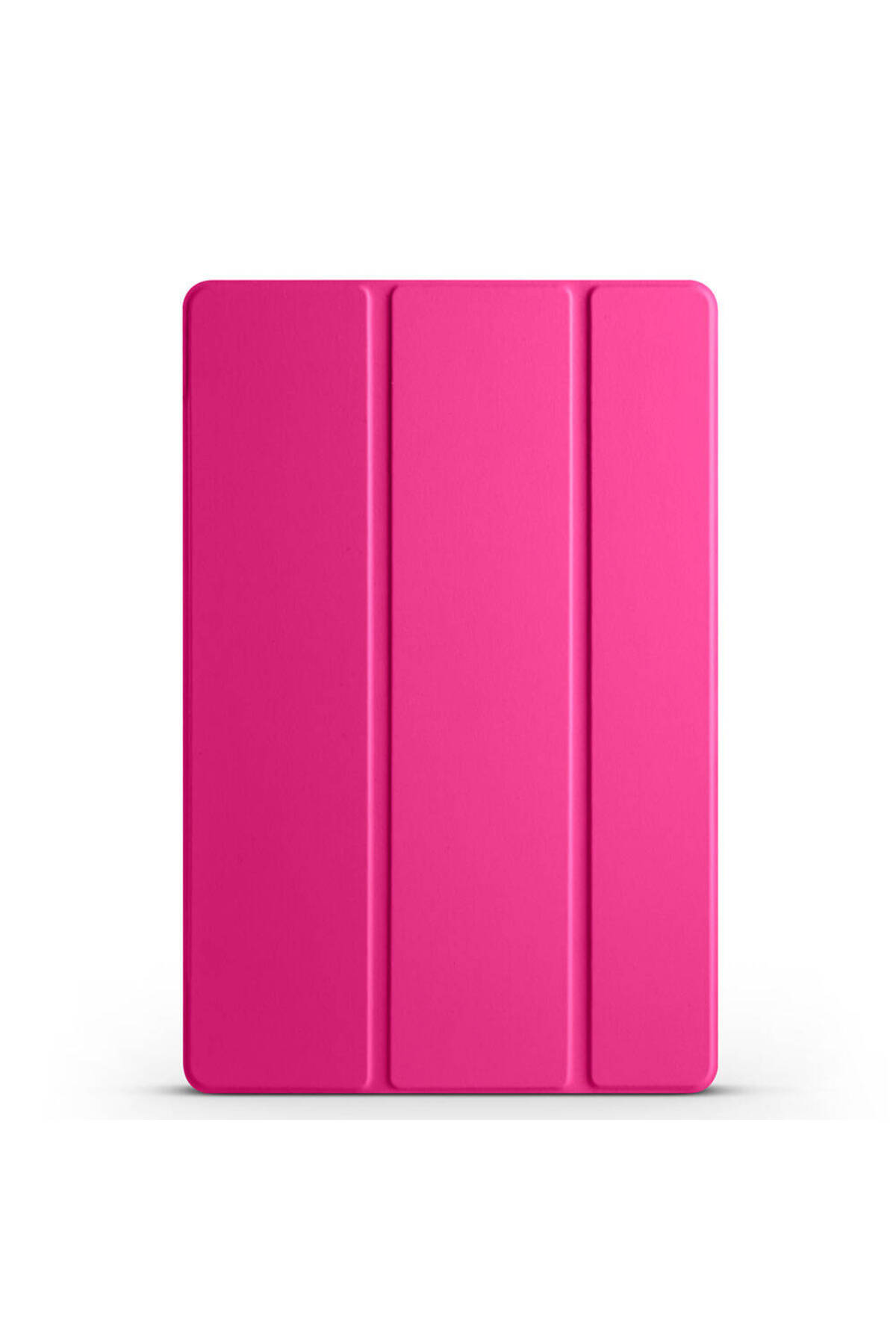 Galaxy Tab A9 Plus Uyumlu ASMA Smart Cover Standlı 1-1 Kılıf-Pembe Koyu