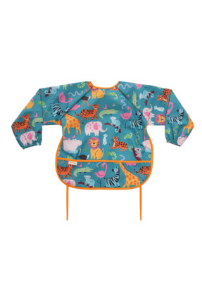 tinyfeed Sıvı Geçirmez Kollu Mama ve Aktivite Önlüğü 6-24 Ay Zooworld