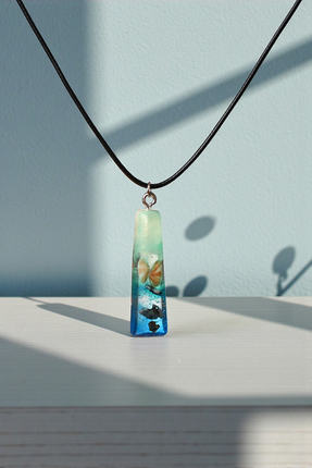 Özgüneş4c Lagün Tılsımı Epoksi Kolye