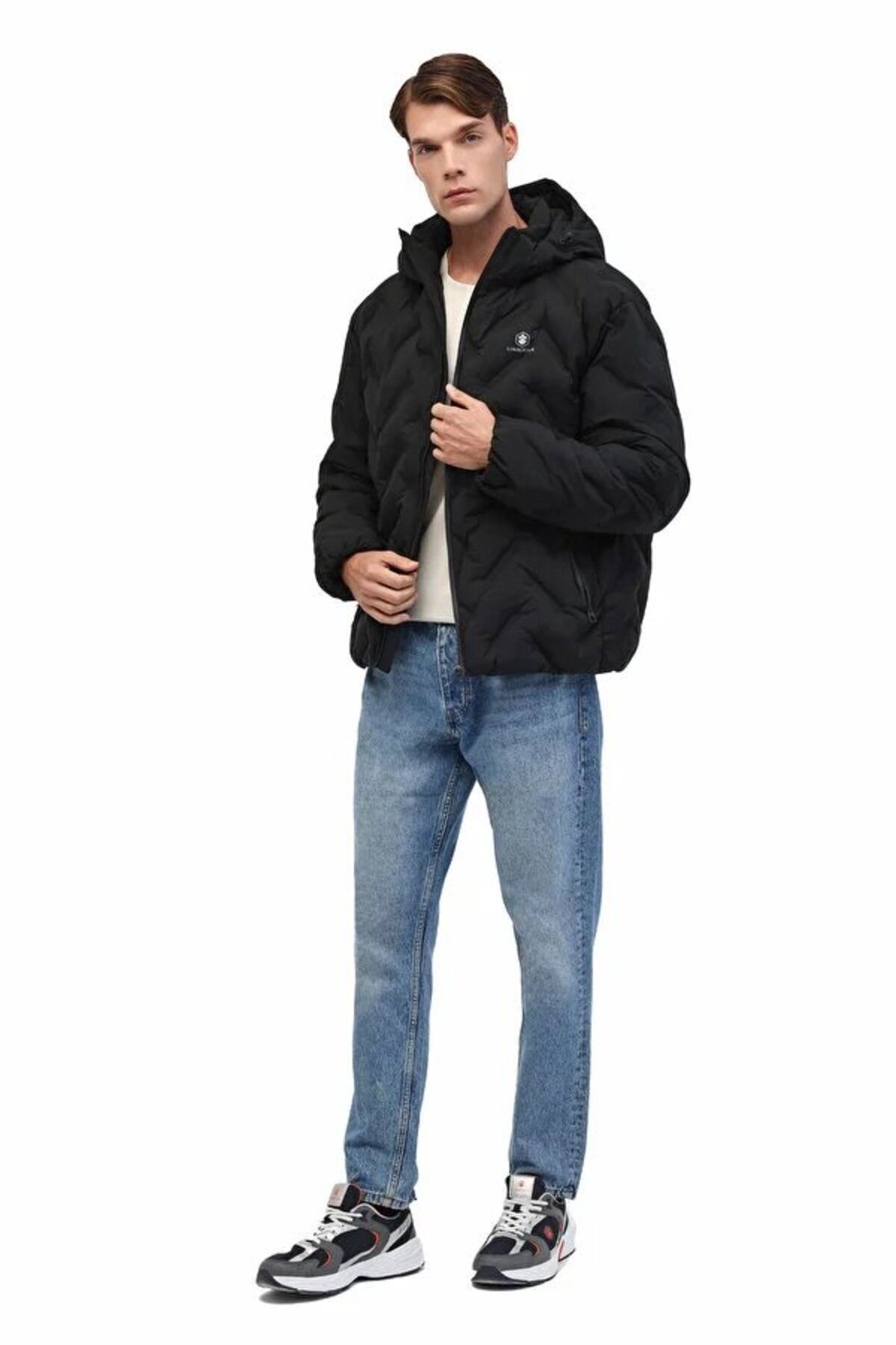 Erkek Kaban A102022980 5W Ml Henry Coat 25N17 5Pr — مشکی ML HENRY COAT 25N17 5PR — تصویر 3 از 4