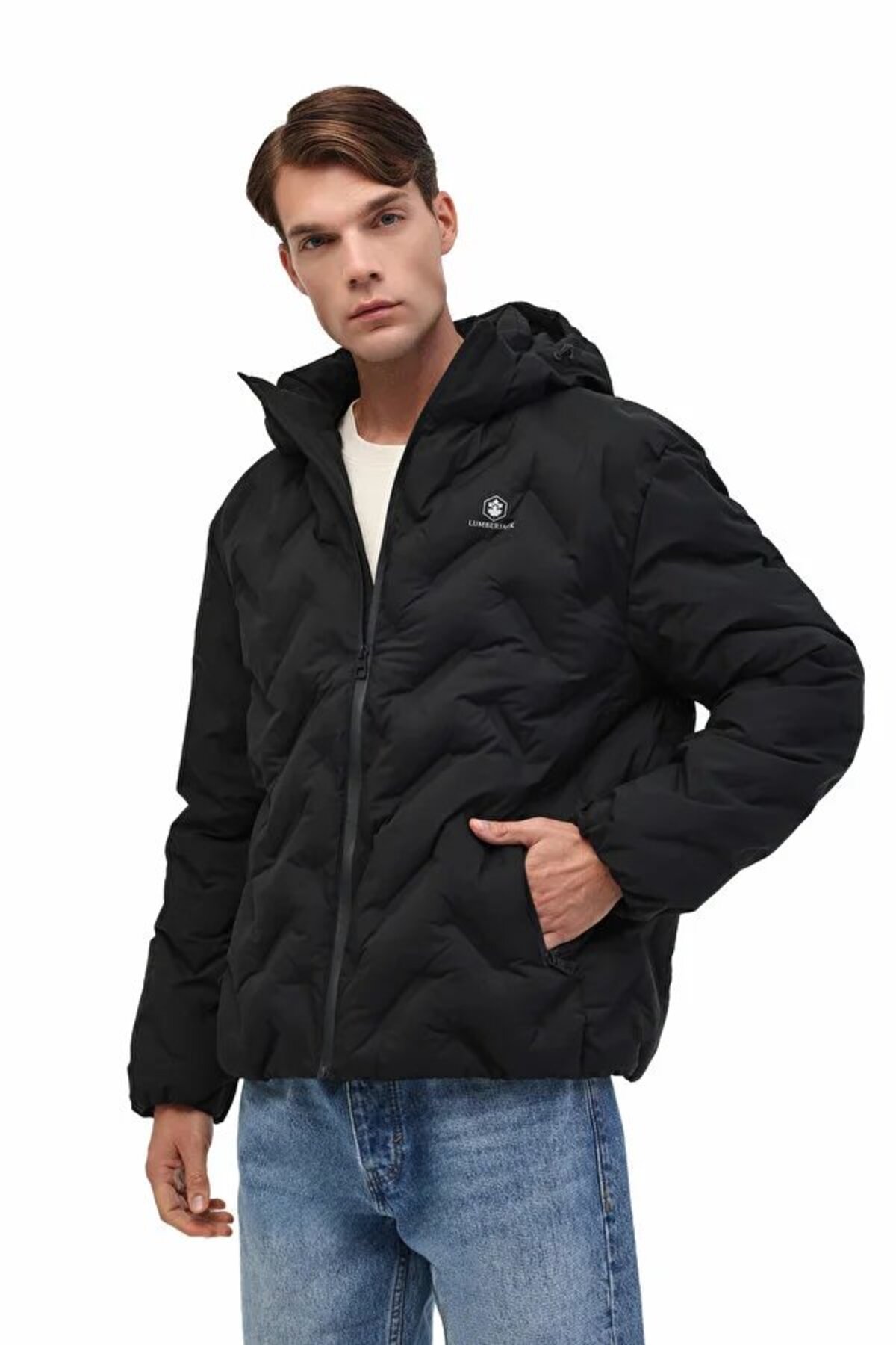 lumberjack Erkek Kaban A102022980 5W Ml Henry Coat 25N17 5Pr — مشکی ML HENRY COAT 25N17 5PR