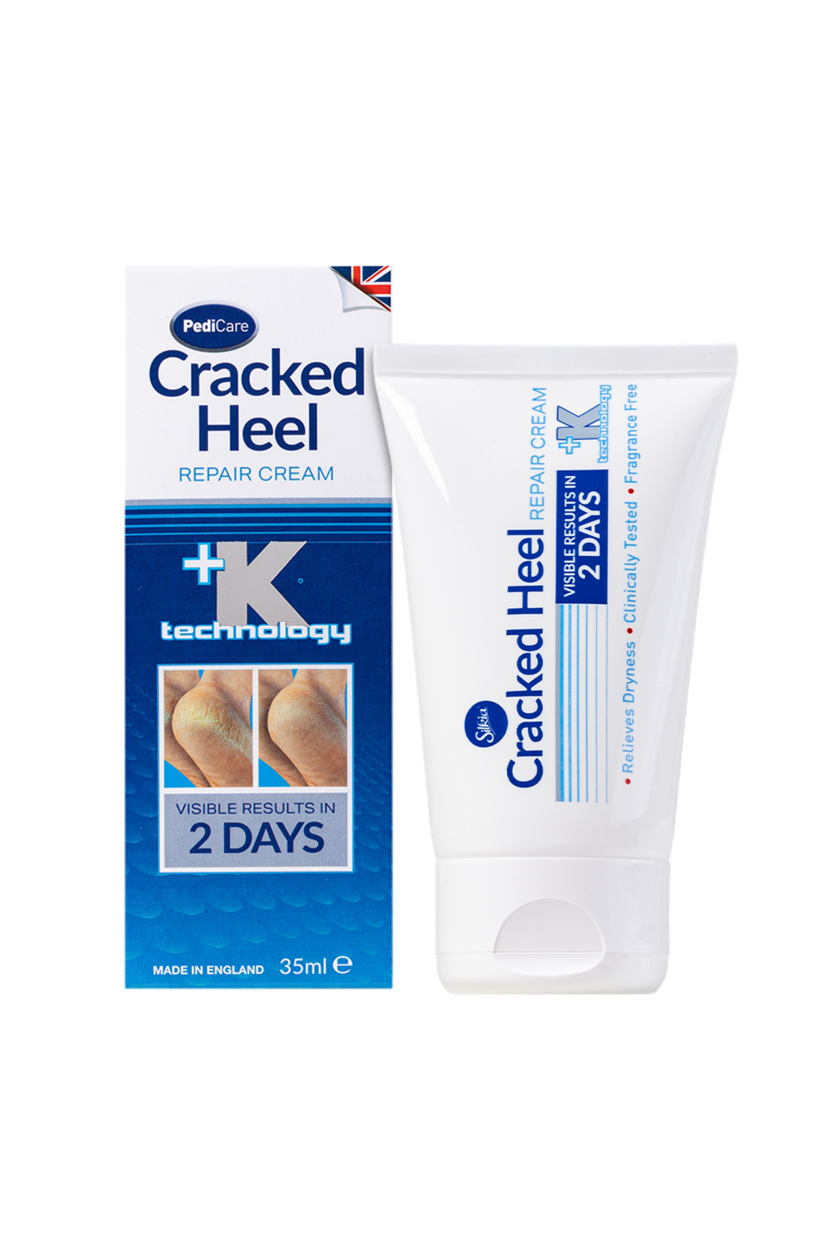 U.K Pedicare Çatlak Topuk Onarıcı Krem- 48 Saat Etkili Yoğun Bakım 35 ml — 5017371148199 — تصویر 2 از 4