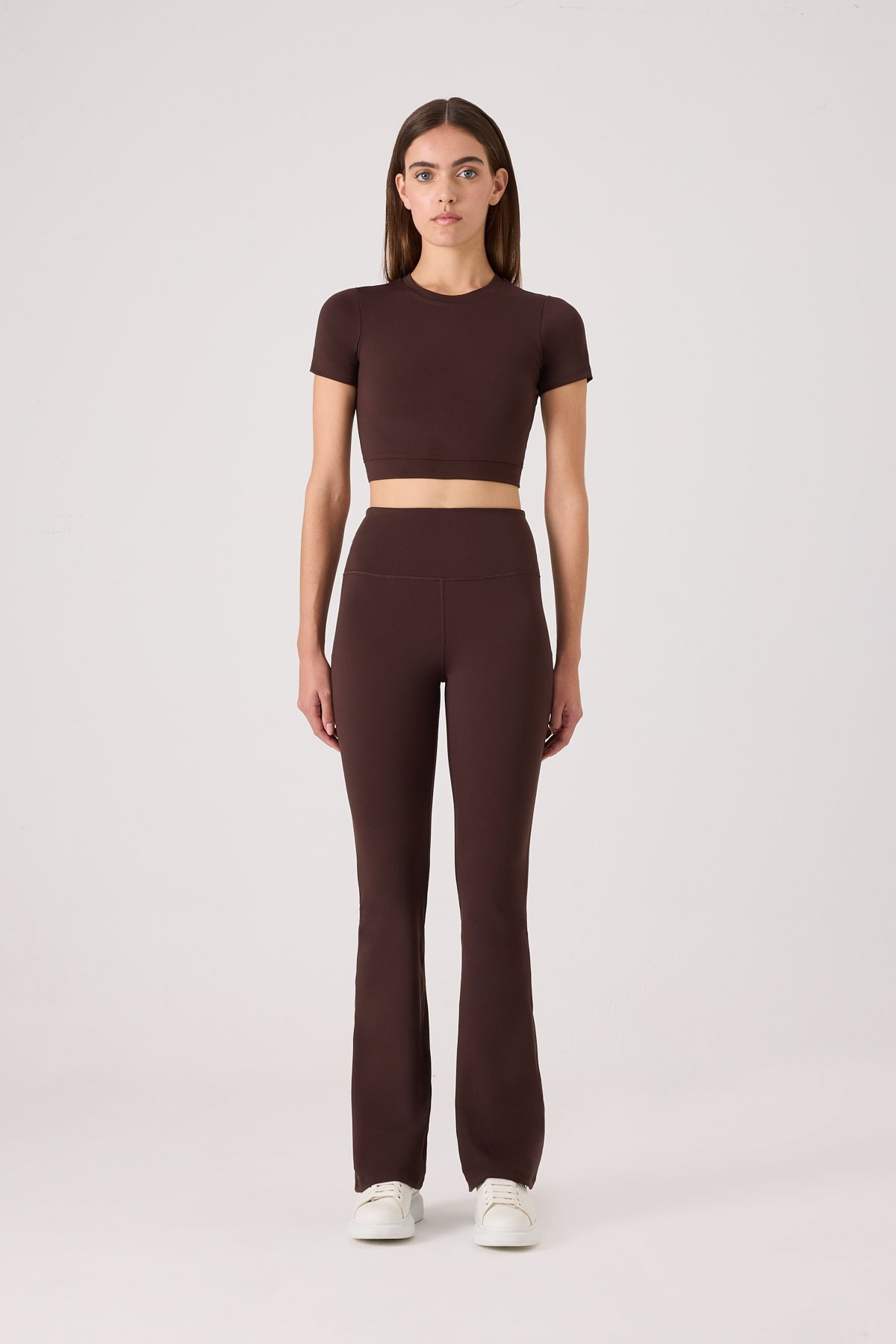 UP&FIT Comfort Crop Kahverengi görsel 5