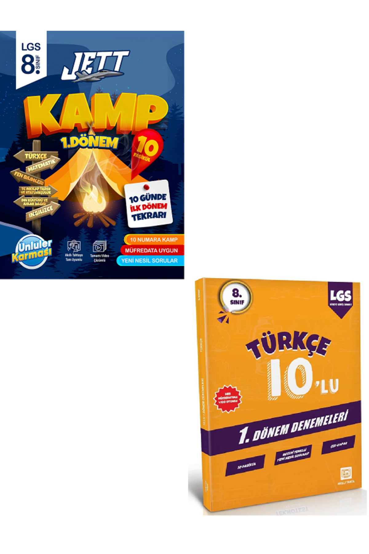 Efsane Yayınları 8.Sınıf Ünlüler Karması 1.Dönem JETT KAMP 10