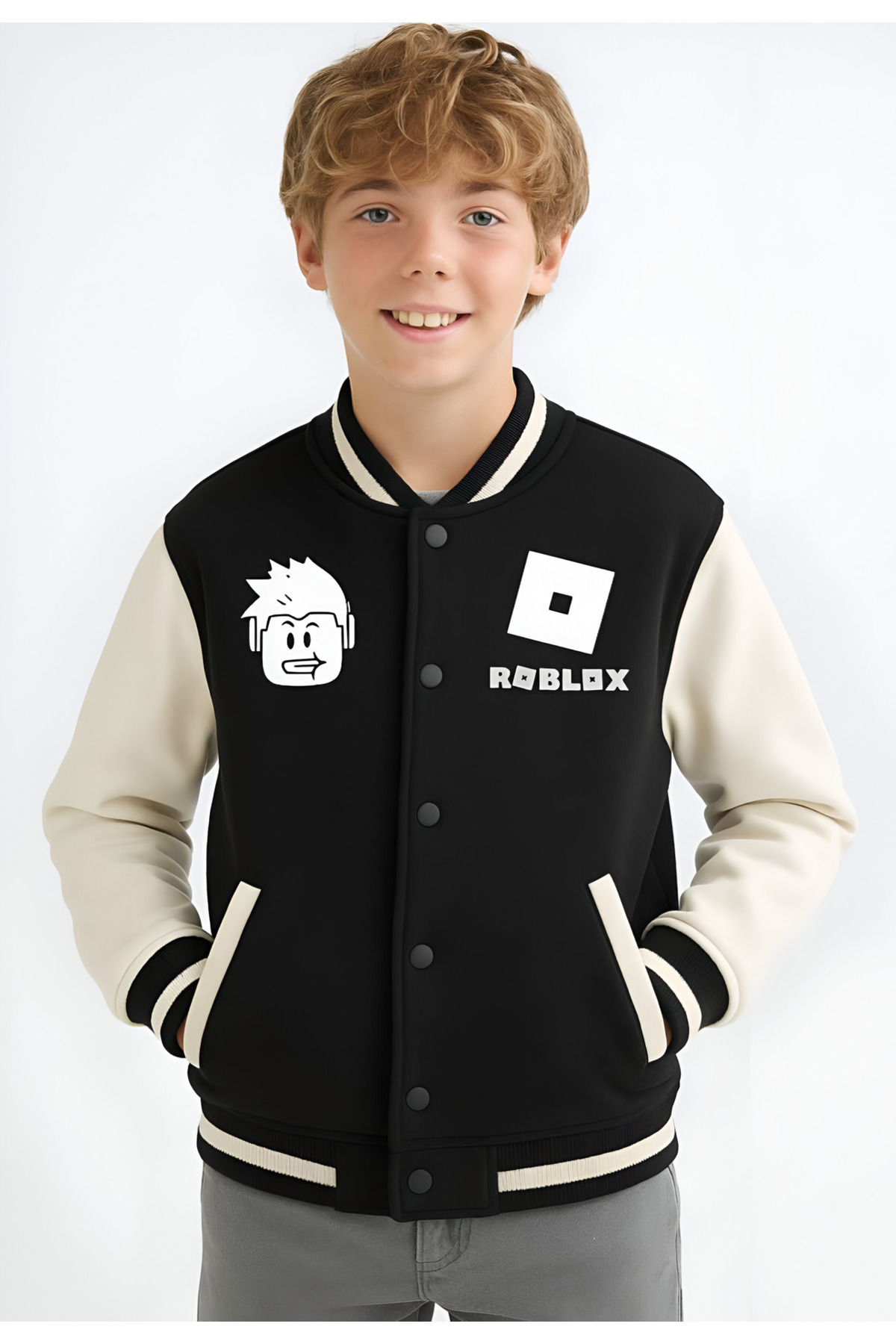  کاپشن کالج زیپ‌دار بچه‌گانه Roblox