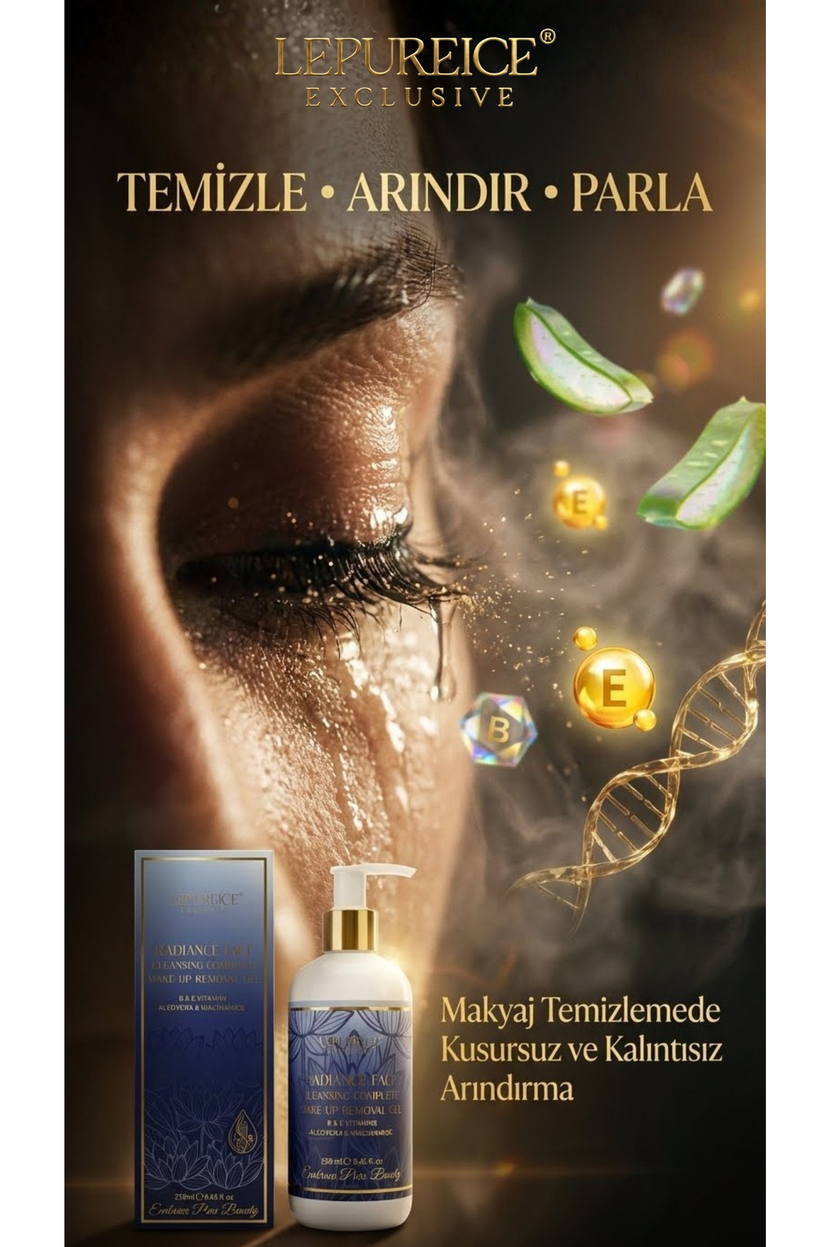 Exclusive Radiance Face Cleansing Gel - Yüz Yıkama ve Makyaj Temizleme Jeli — RADIANCE-FACE-CLG-250 — تصویر 4 از 4
