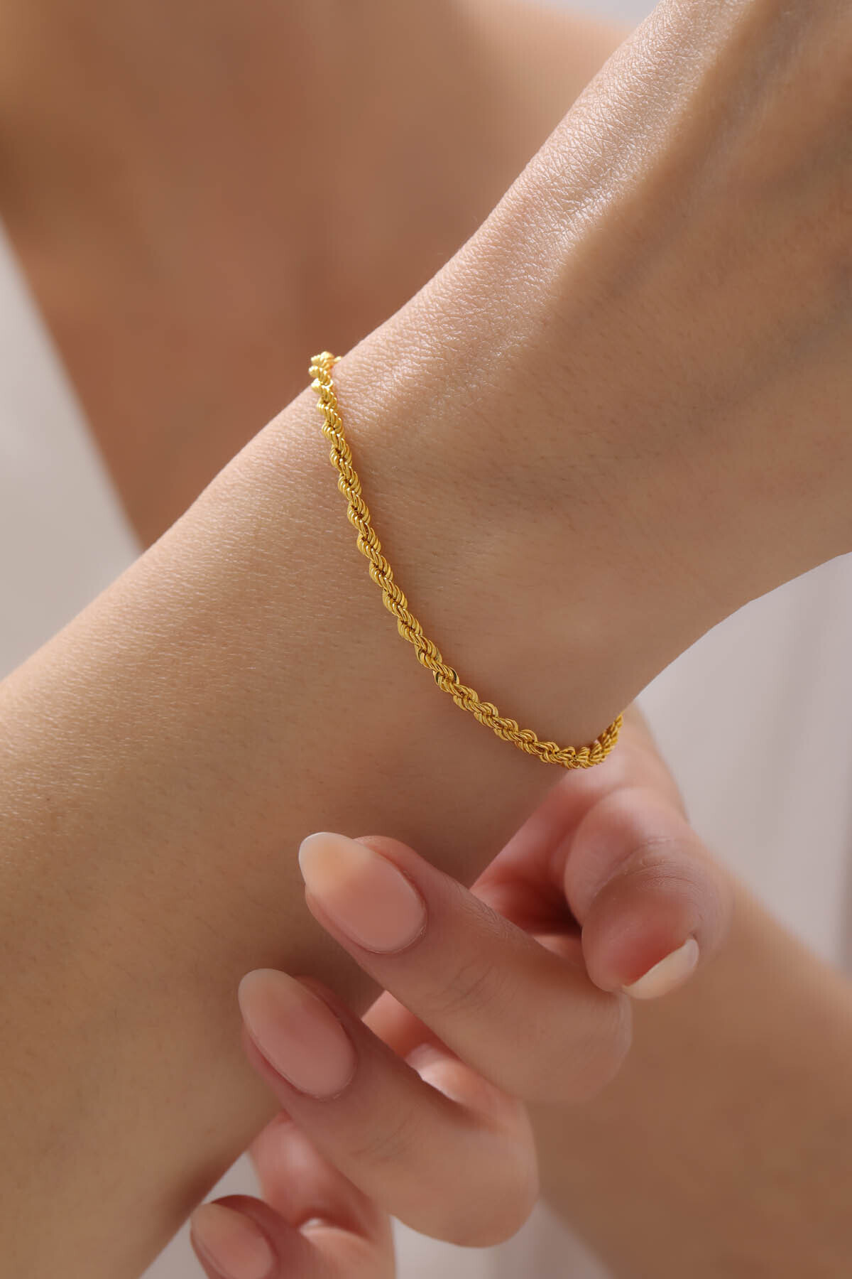 Kado Kuyumculuk Burgu Halat Bileklik 14 Ayar Altın