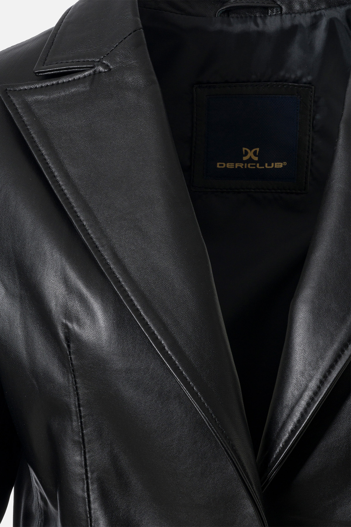 Dericlub  Kiera Kadın Gerçek Deri Ceket SİYAH - Görsel 4