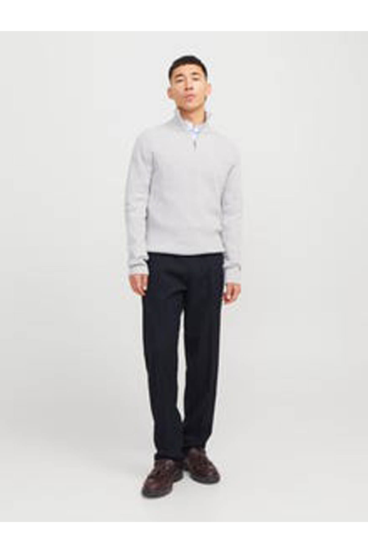 شلوار مردانه راسته | جک اند جونز Jack & Jones 12268303 - تصویر 5