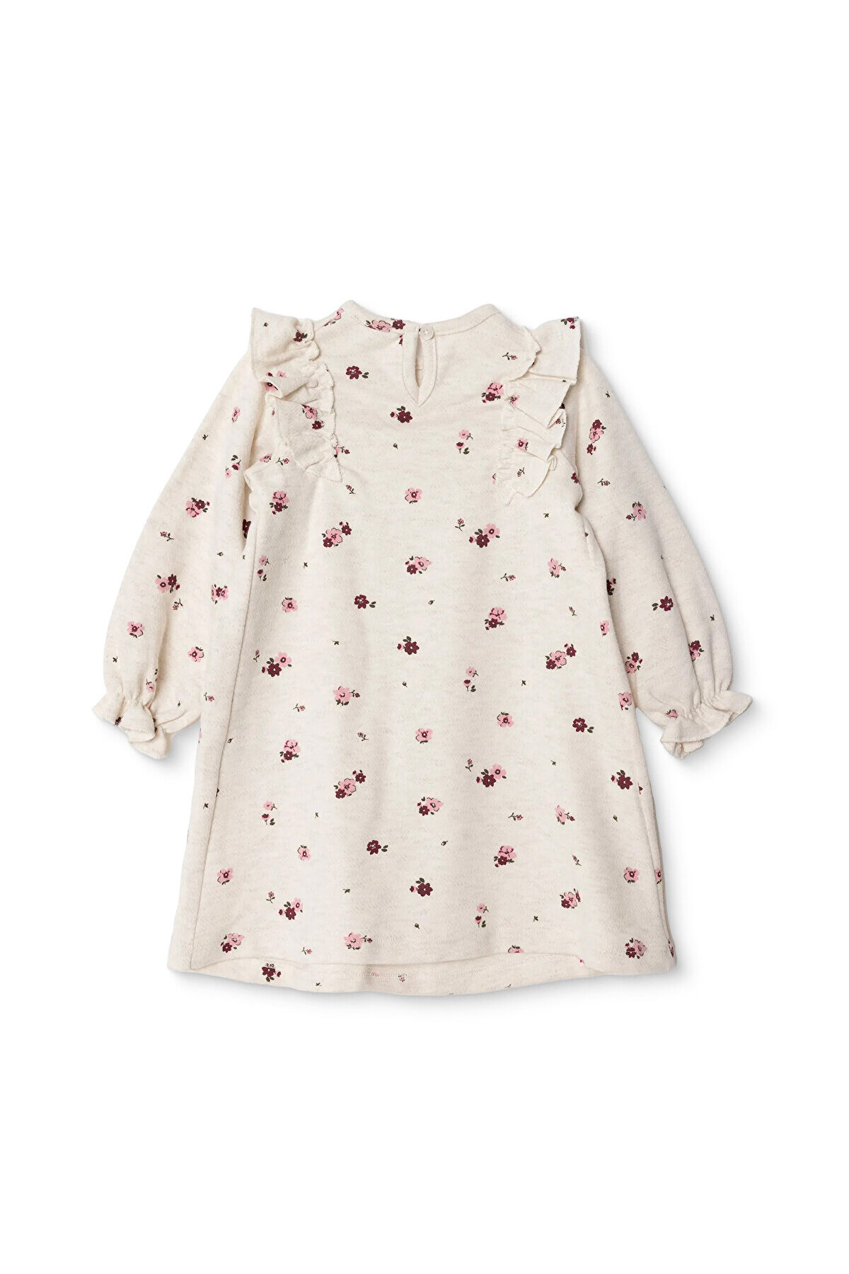 ebebek Hello Baby HelloBaby Kız Bebek Elbise Jakar Örme Bisiklet Yaka Uzun Kol fotoğrafı 2 (önizleme)