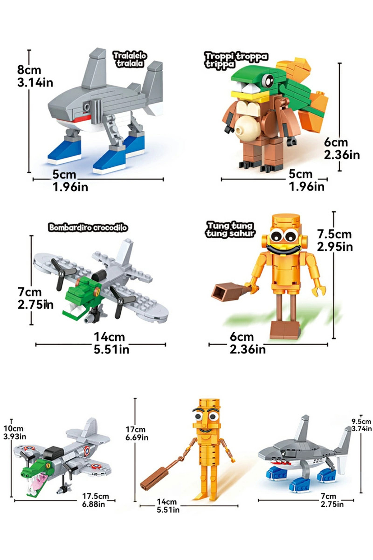 بلوک‌های ساختنی ایتالیایی دست‌ساز برای کودکان – ۴۳۸ قطعه بلوک ساختمانی برای پسران و دختران، هدیه کریسمس
