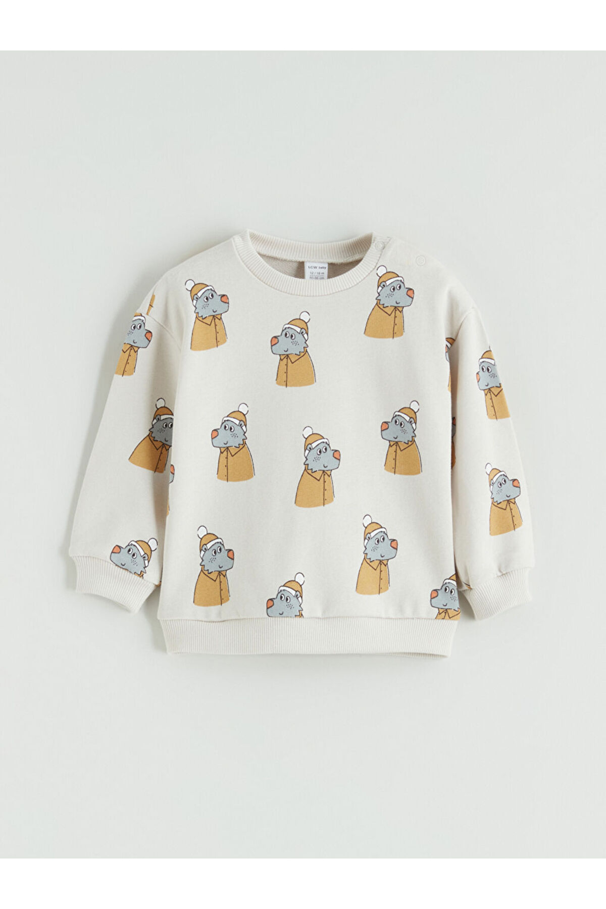 LC Waikiki Baskılı Erkek Bebek Sweatshirt ve Pantolon fotoğrafı 2 (önizleme)