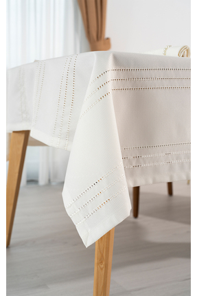 Tropikhome Masa Örtüsü Seti Çeyizlik 12 Kişilik 26 Parça Masa Örtüsü Seti Luna