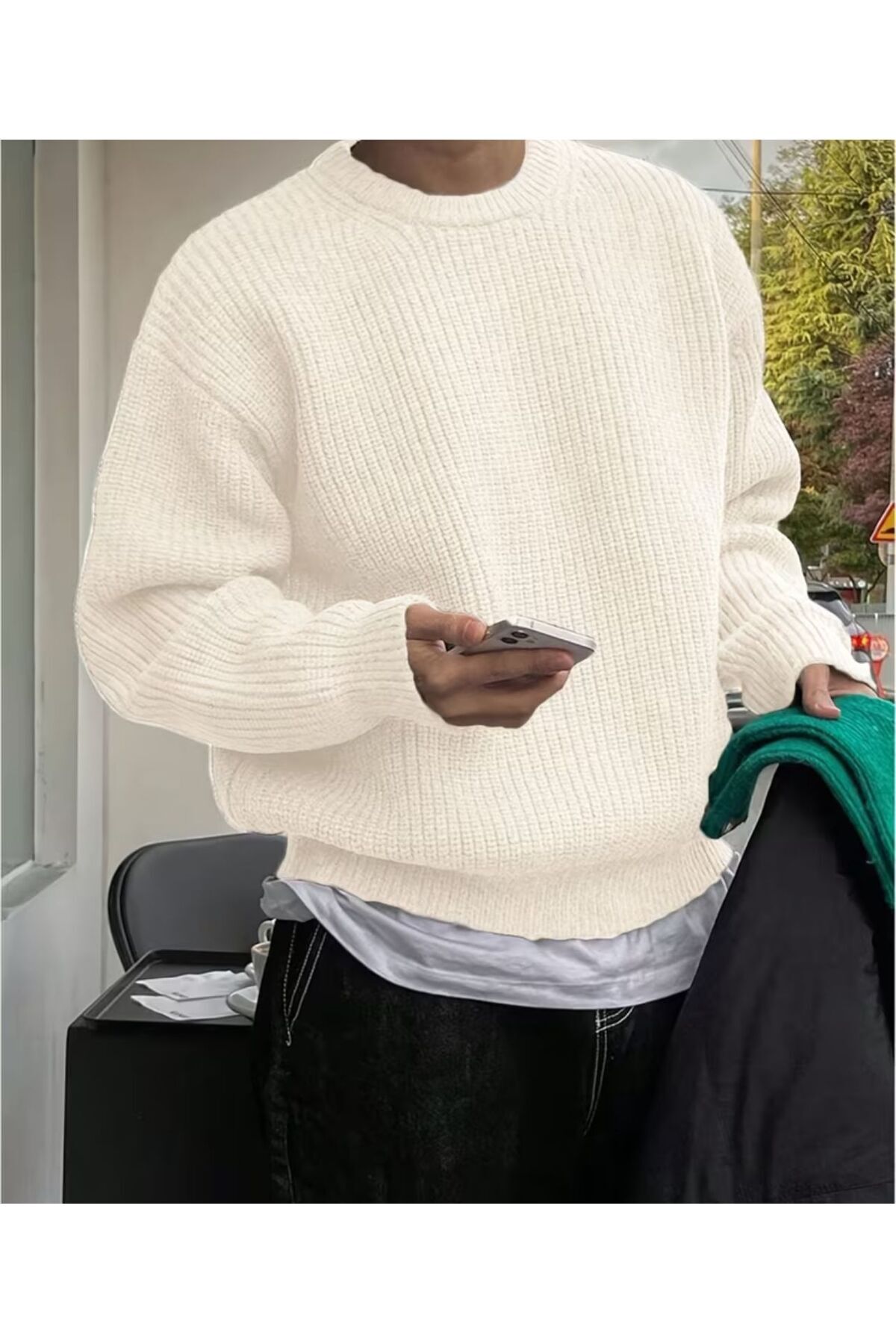 FAVORİST  ERKEK ÖRME TRİKO KAZAK BİSİKLET YAKA BTK