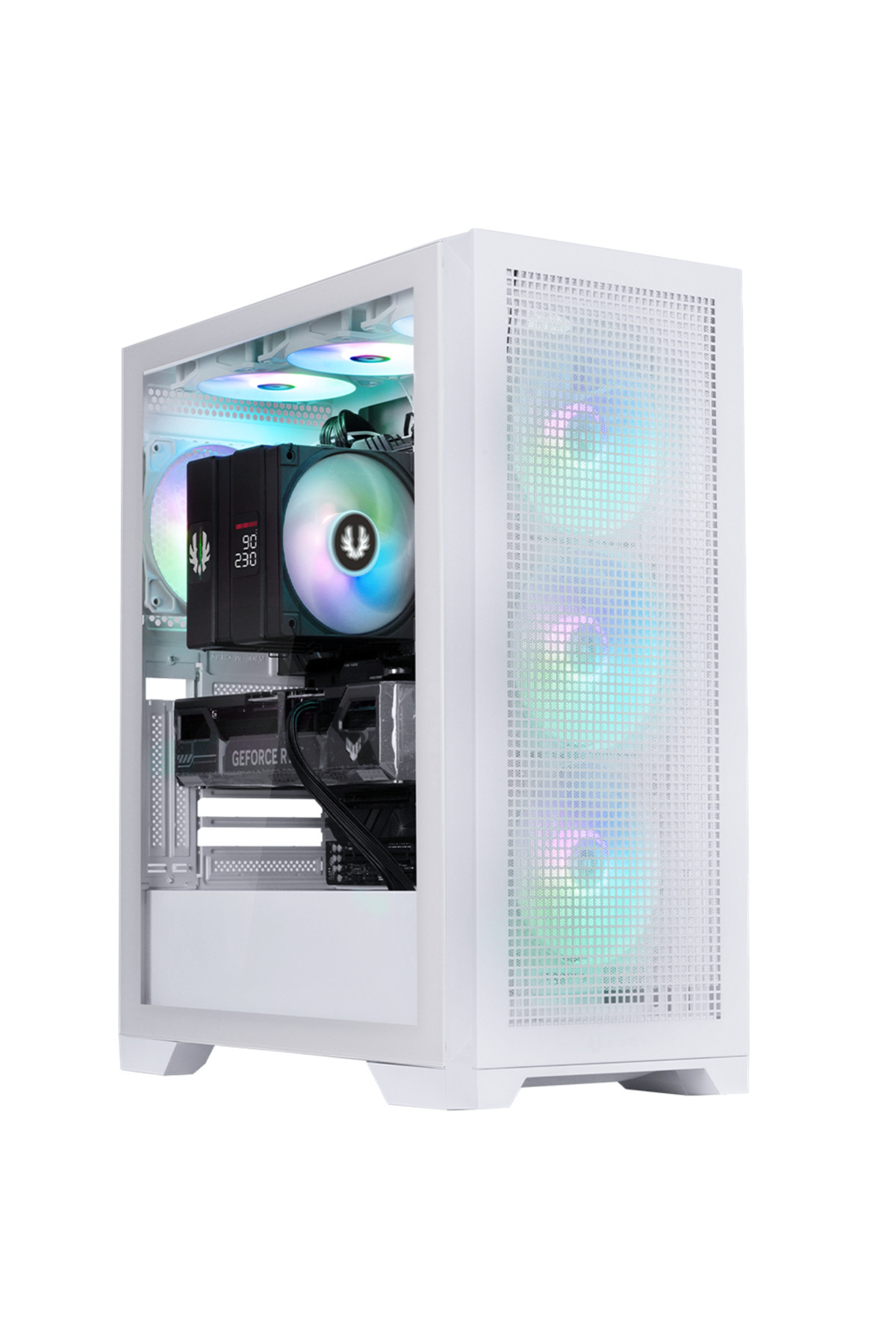 BitFenix MG953 850W 80+Bronze Tempered Glass FRGB USB 3.0 ATX Mid Tower Beyaz Kasa BFC-MGB85WWGSW-4F