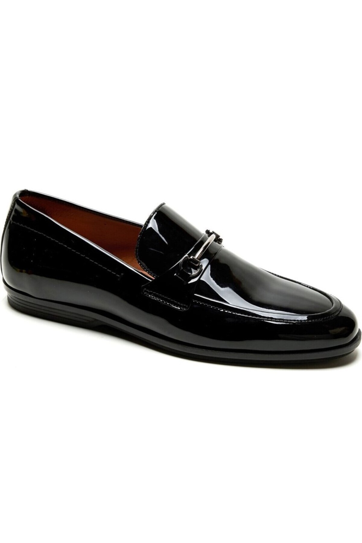 کفش مردانه چرم طبیعی ورنی مشکی کد ۱۱۹۰۳۱۱ پیر کاردین کفش لوفر Pierre Cardin
