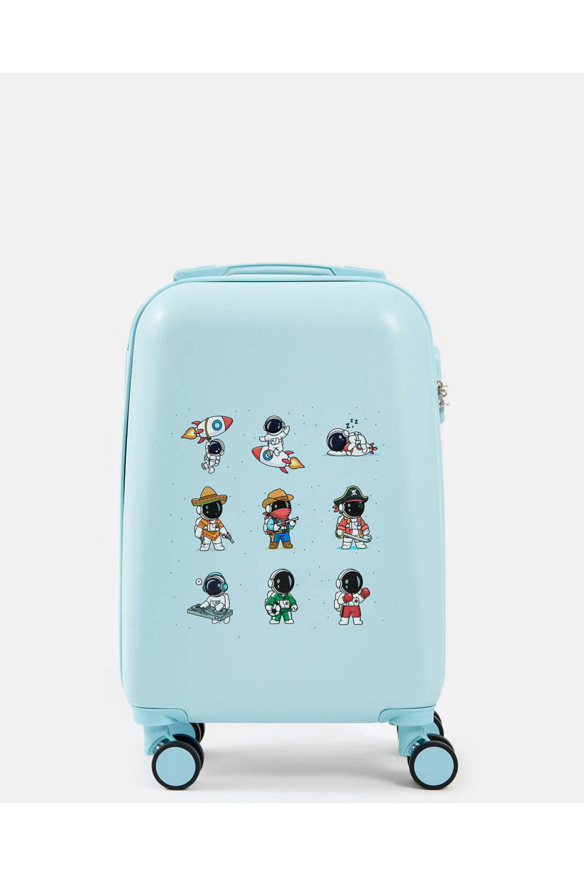 حقيبة عربة للأطفال مطبوعة برسومات فضائية باللون ال...