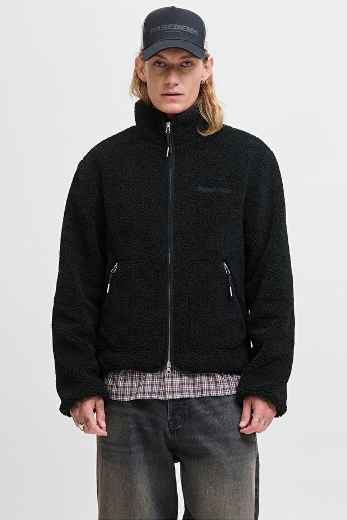 JACK & JONES Jjesoho Giacca Teddy Uomo | Calda Autunnale In Poliestere Riciclato