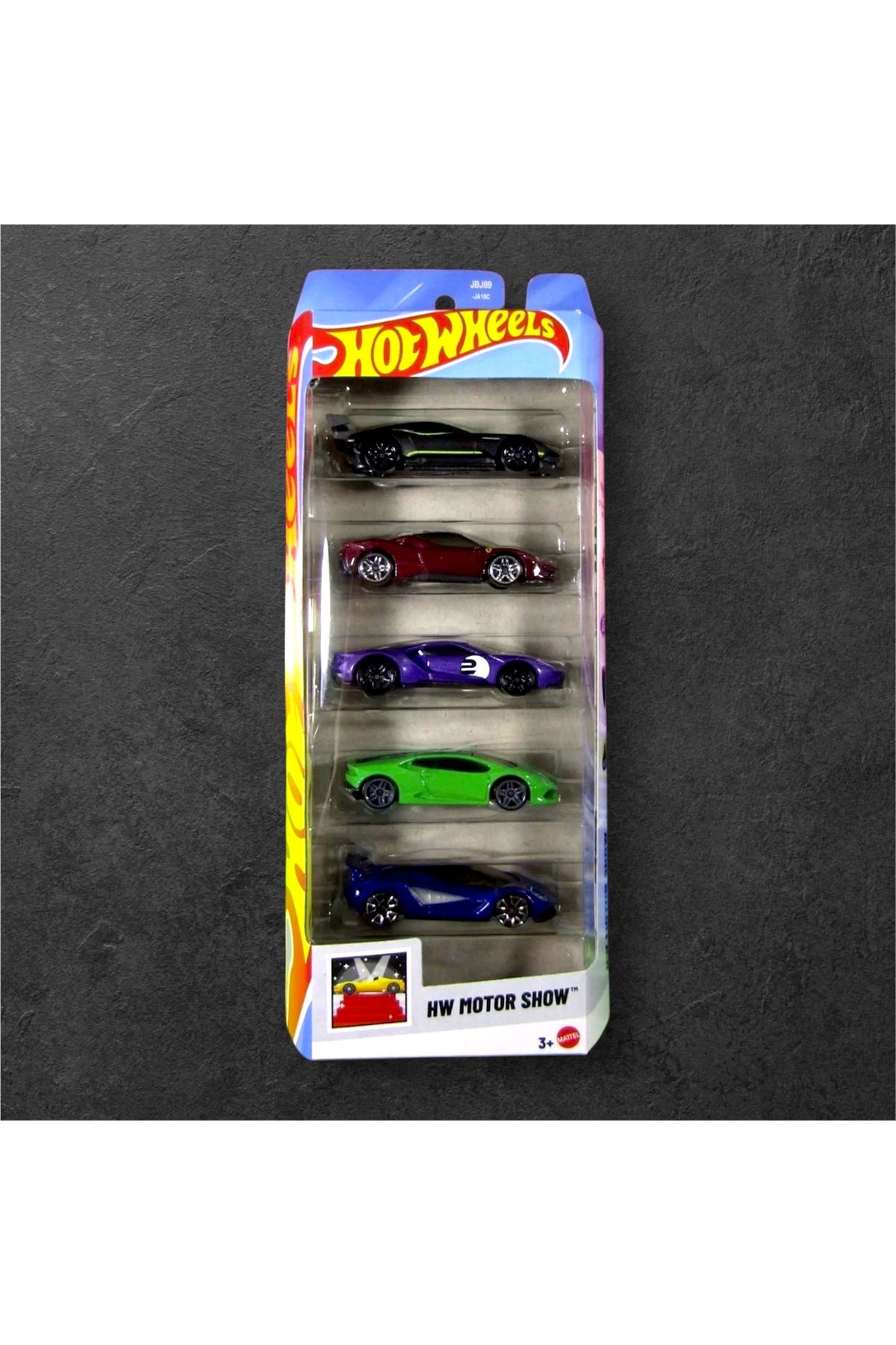 HOT WHEELS 1/64 HW Motor Show 5'li Set Ferrari ve Exotic Araçlar