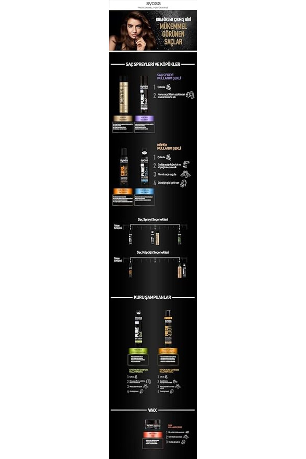 Styling Syoss Curl Control- Bukle Belirginleştirici Köpük, 250 Ml — ULDGSTRRCETAVRT-IX25-OHXK-W — تصویر 3 از 3