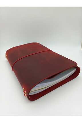 GALANDE Hakiki Deri A5 Defter Kabı - Kılıfı – El Yapımı - İçe Katlanan Model ...