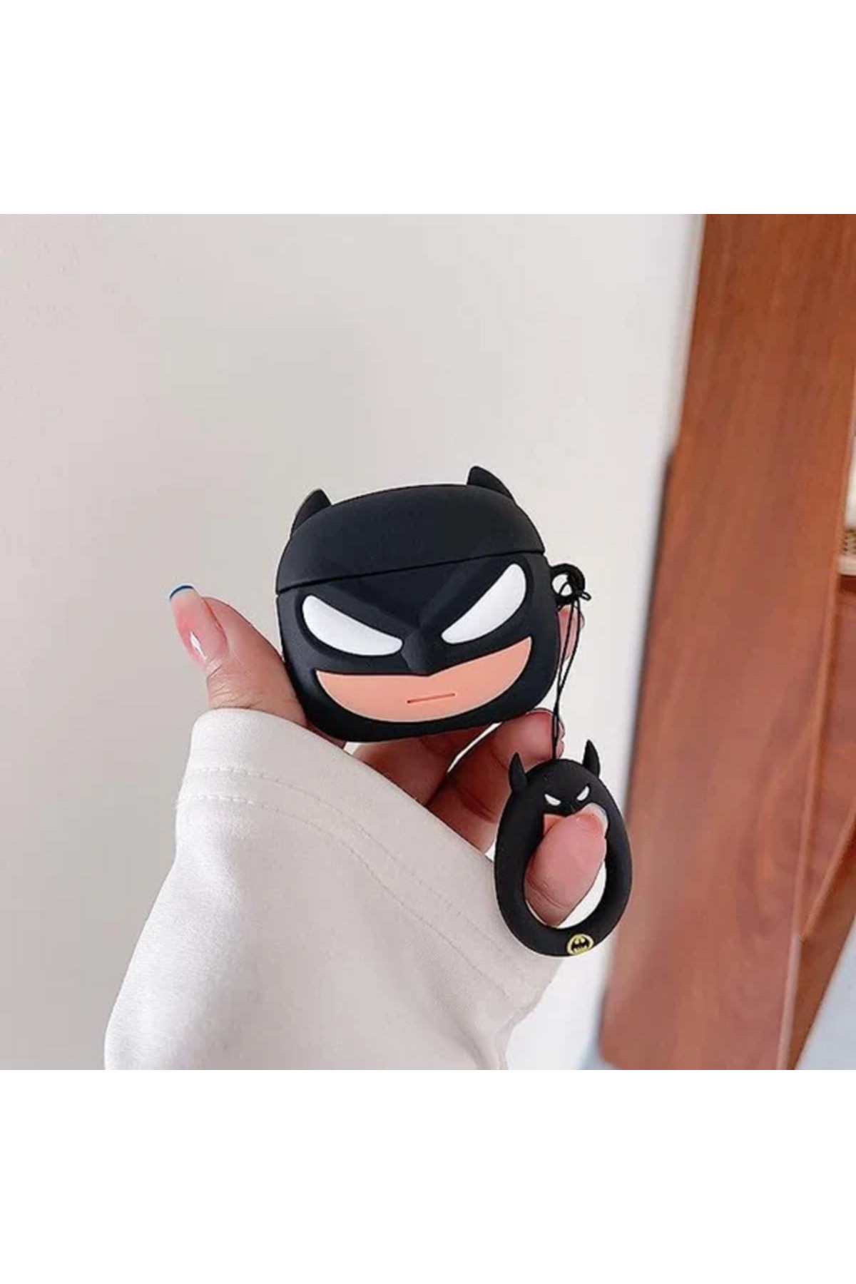AirPods Pro 3rd Generation Compatible Cute Batman Shaped Anti-Shock Headset Case