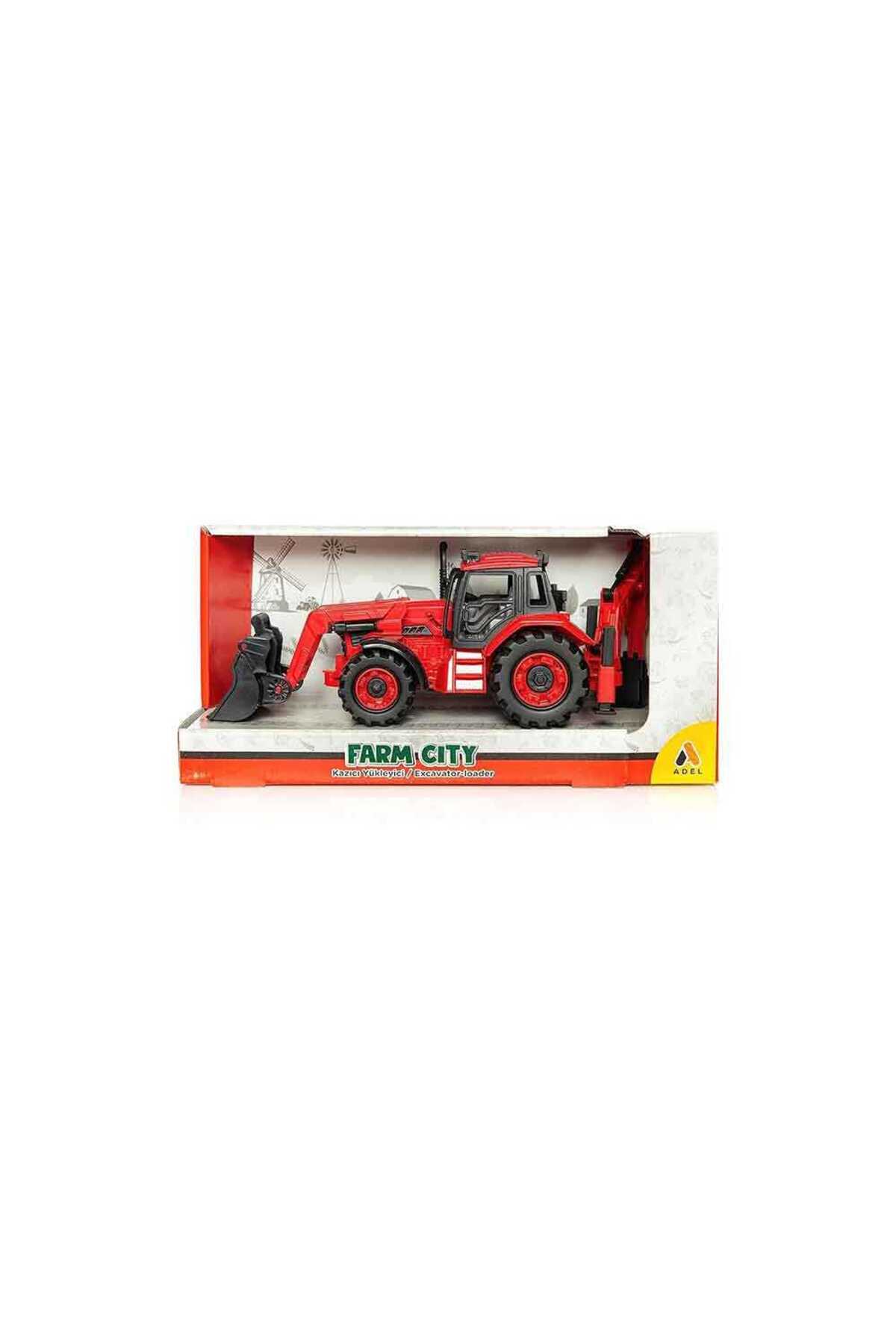 ADELAND Adel Farm City Kazıcı Yükleyici Kırmızı 000590 - Fiyatı