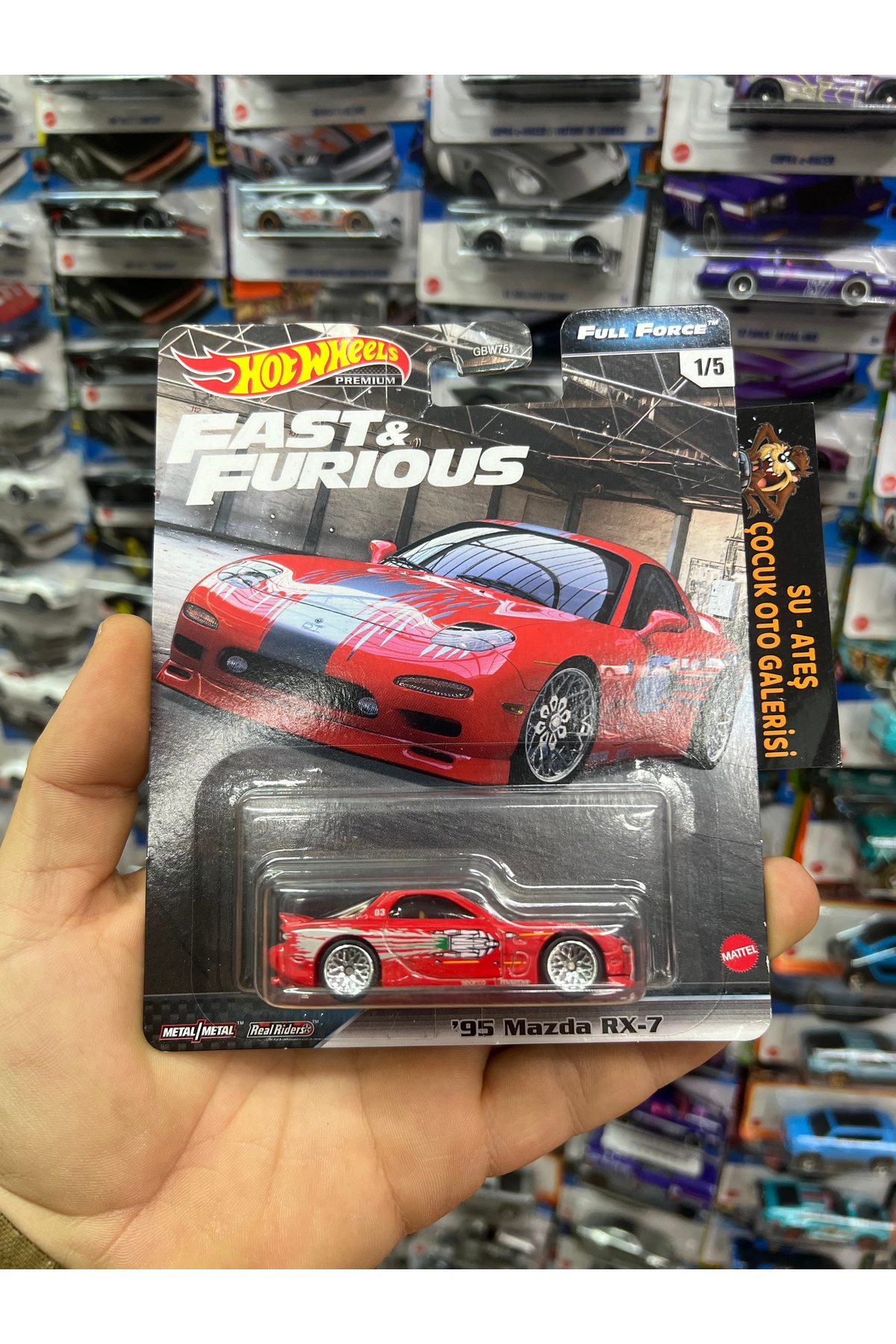 Hot Wheels GTR34 RX7 3台セット HOT WHEELS Premıum '95 Mazda Rx-7 (Özel koleksiyon serisi