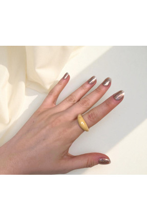 Butik Murano Camı Yüzük – El Yapımı Tasarım Kadın Yüzük