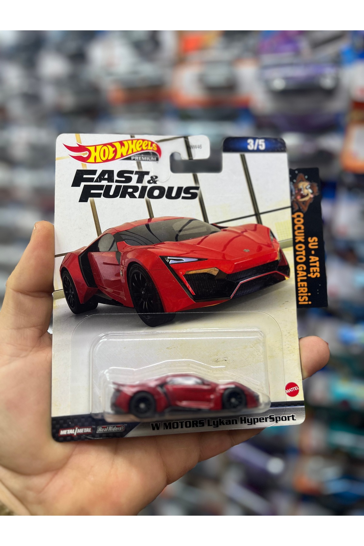 HOT WHEELS W'' Motors Lykan HyperSport özel seri 1.64 premıum