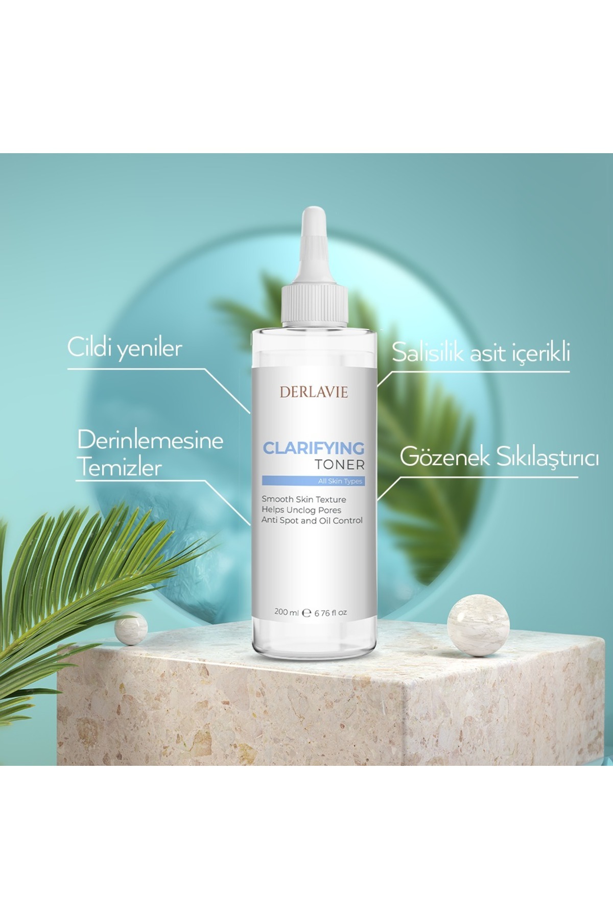 Salisilik Asit Tonik 200 ml – Gözenek Sıkılaştırıcı ve Canlandırıcı Cilt Toniği — DRV-TNK-200 — تصویر 2 از 5