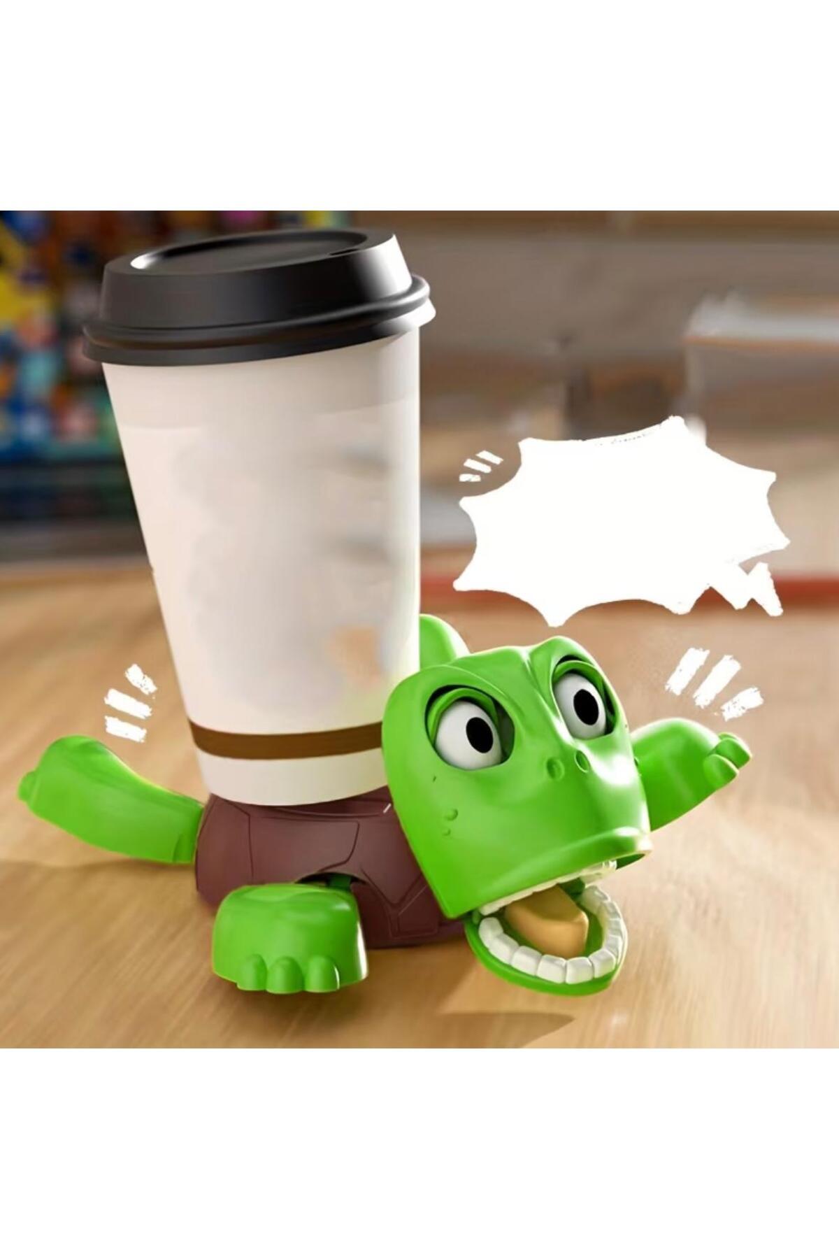 alisa İfade Yüzlü Tasarımlı Eğlenceli Kaplumbağa Bardak Altlığı