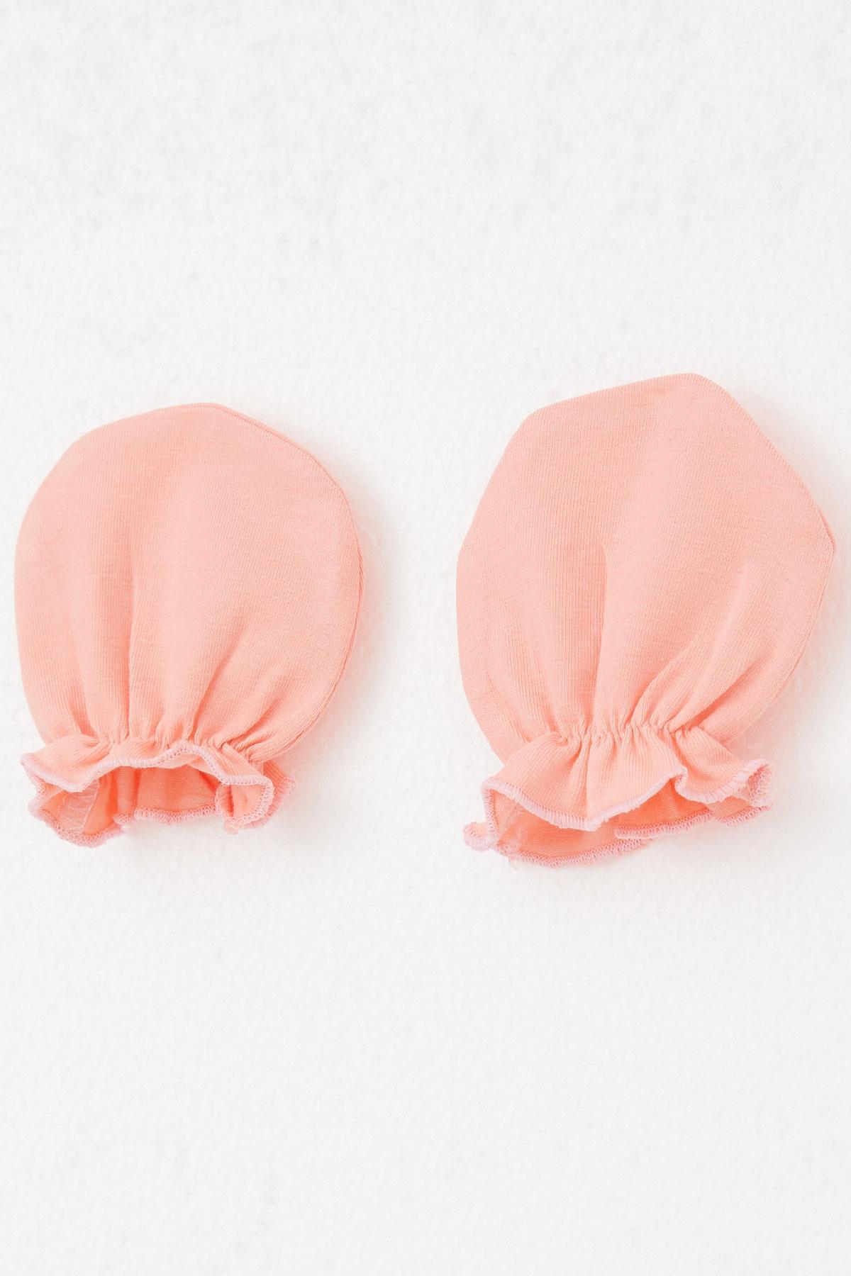 Breeze Yenidoğan Bebek Eldiven Basic Standart, Somon fotoğrafı 3 (önizleme)