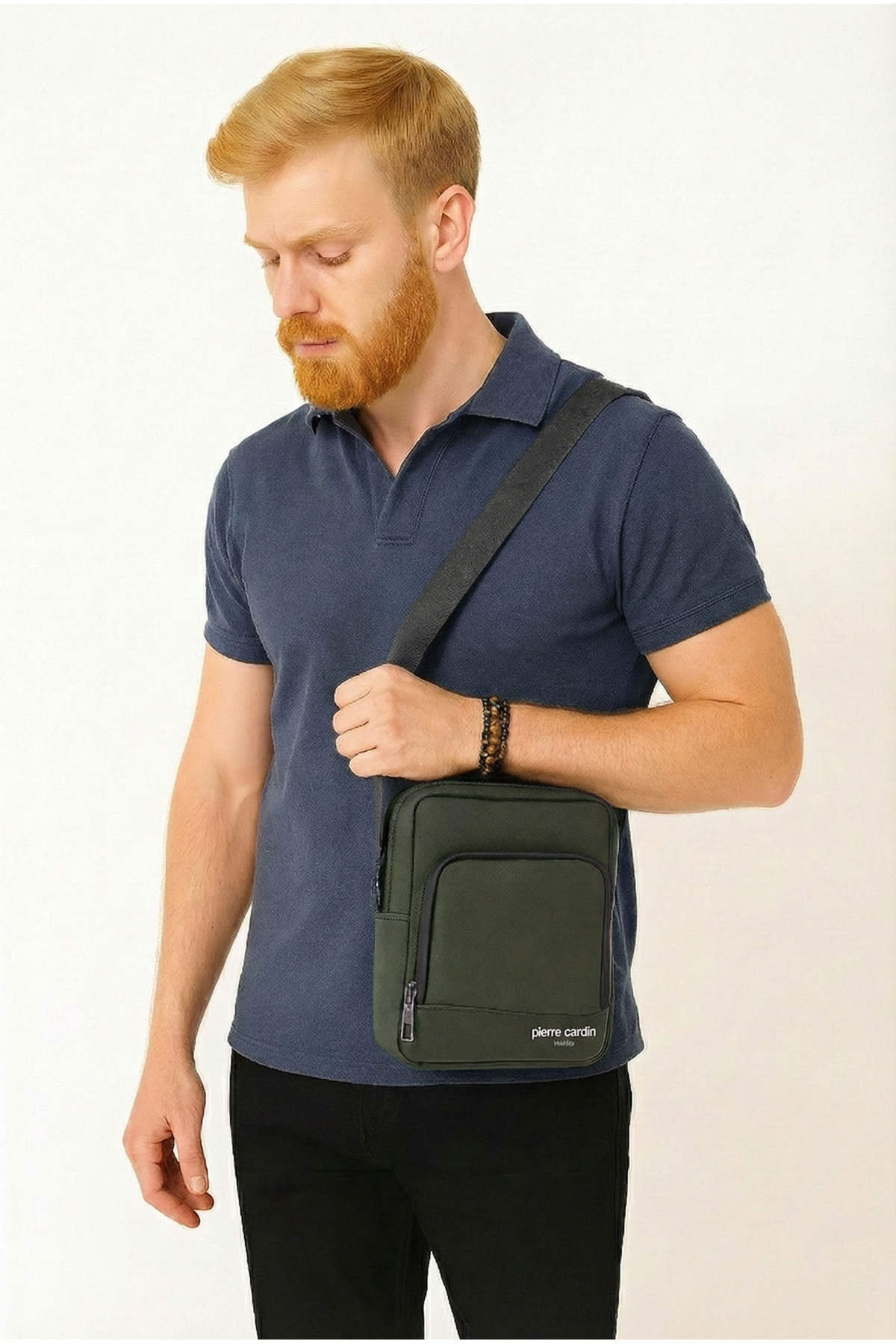 کیف پستچی مردانه راسته | پیر کاردین Pierre Cardin c002012-VR - تصویر 6