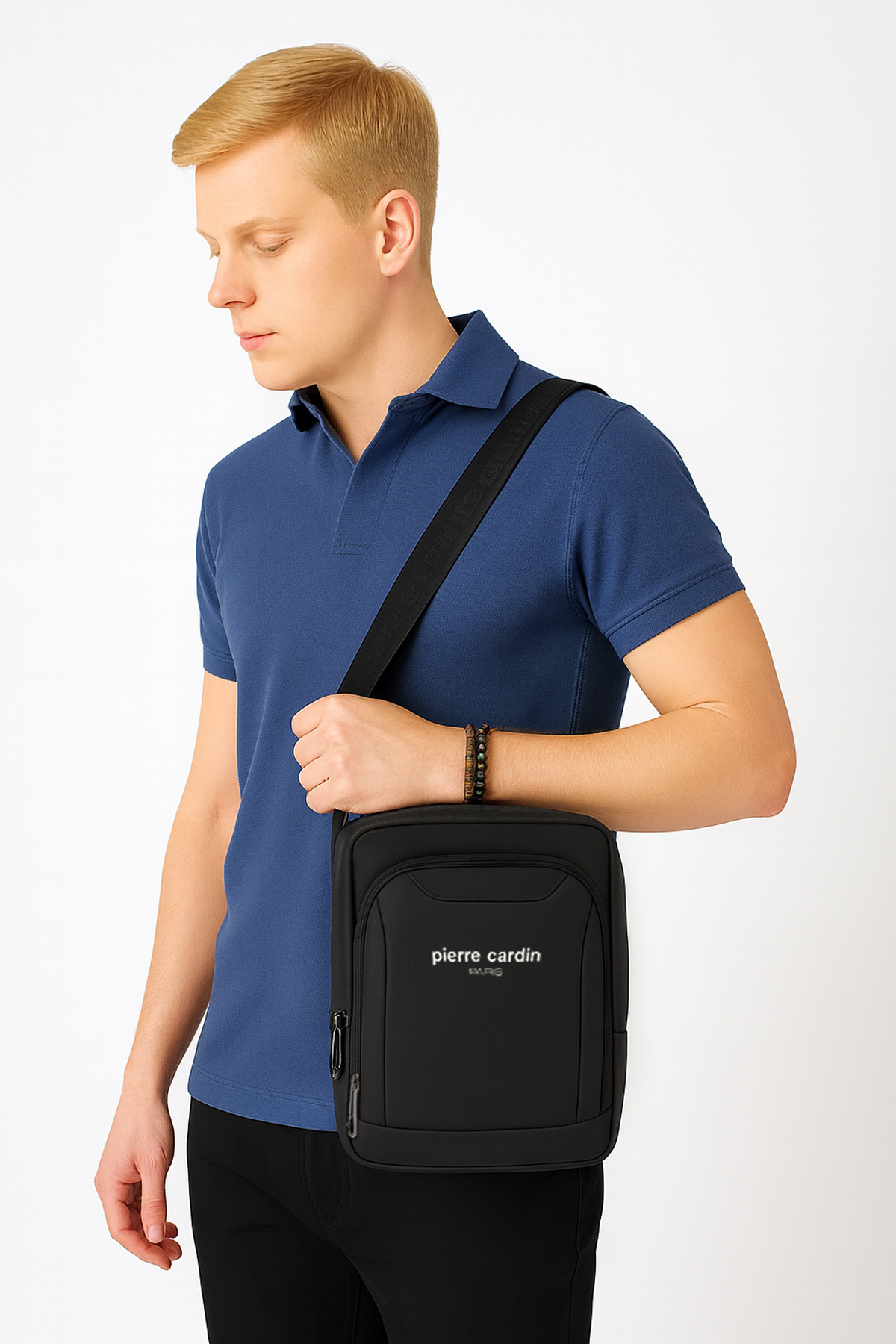 کیف پستچی مردانه راسته | پیر کاردین Pierre Cardin c002013-VR - تصویر 6
